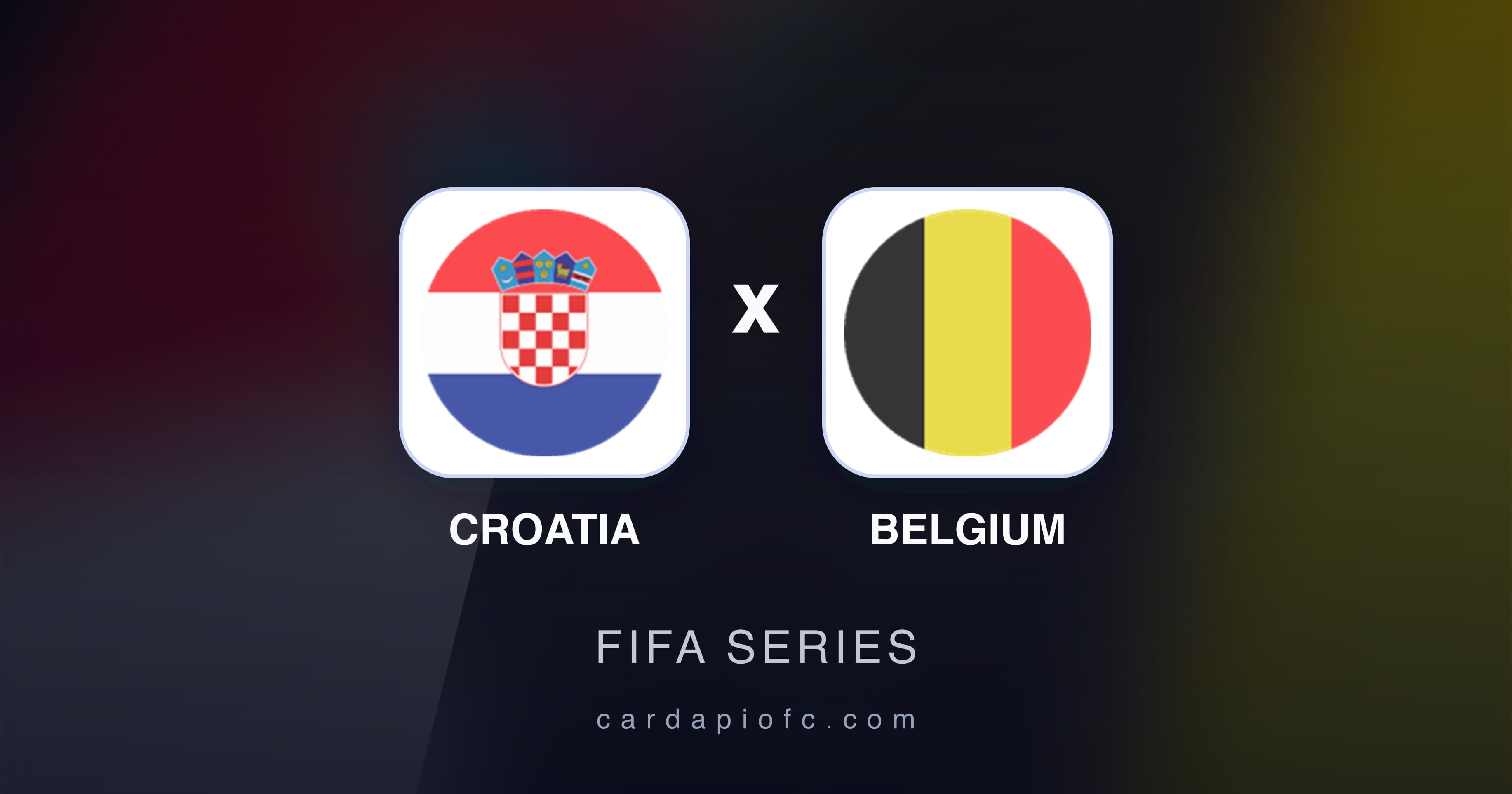 Imagen previa de Croatia vs Belgium (FIFA Series)