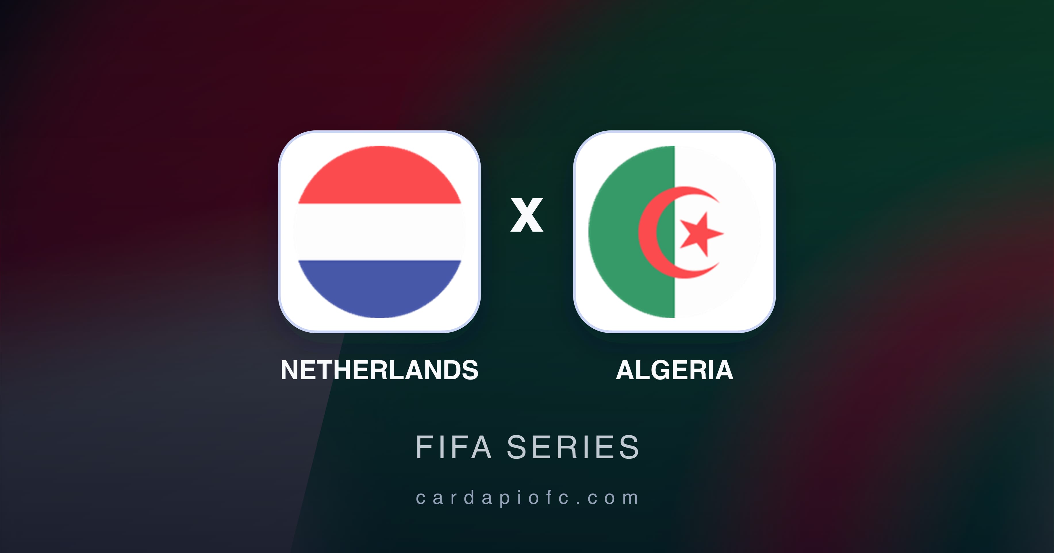 Imagen previa de Netherlands vs Algeria (FIFA Series)