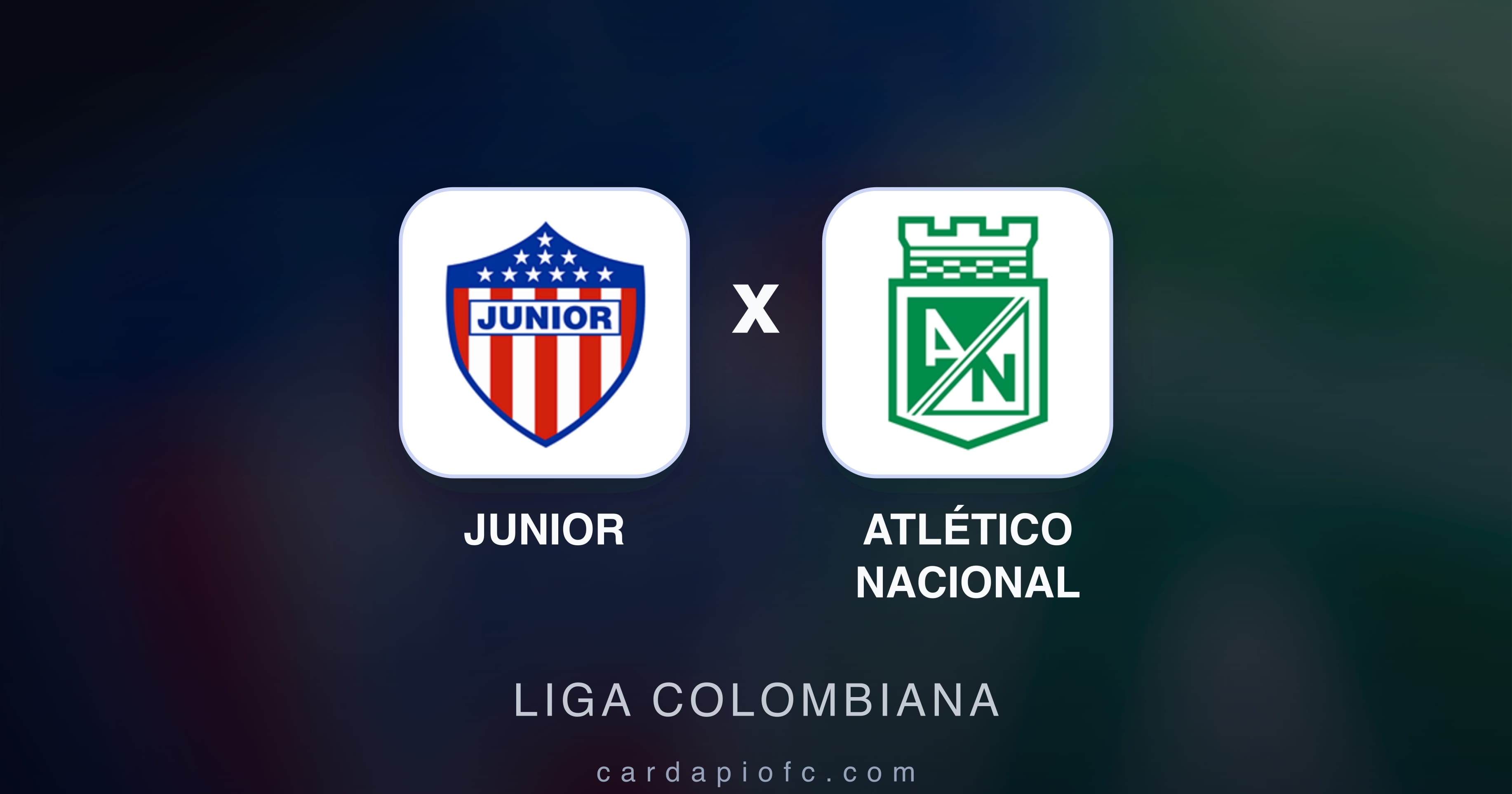 Imagen previa de Junior vs Atlético Nacional (Liga Colombiana)