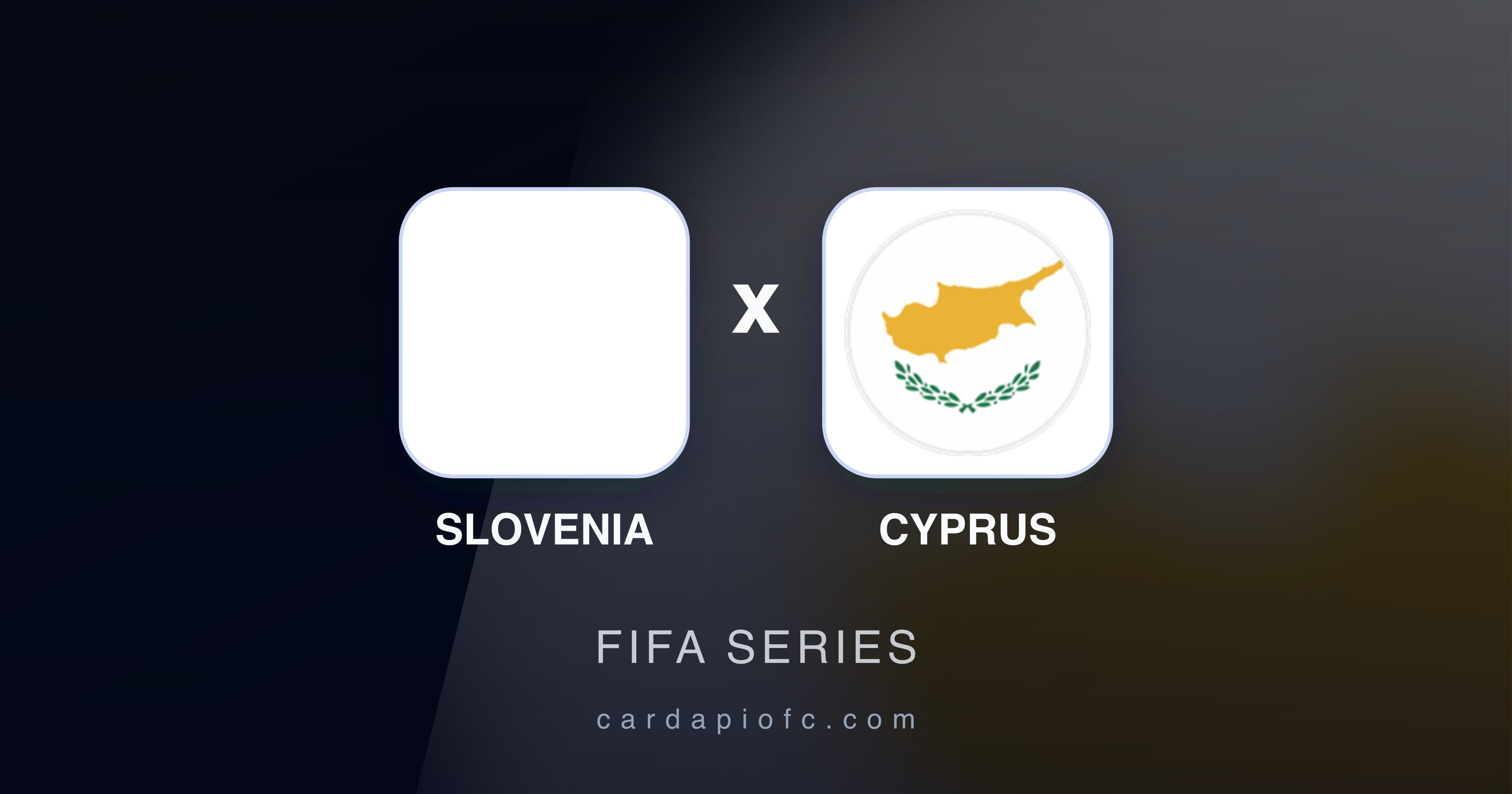 Imagen previa de Slovenia vs Cyprus (FIFA Series)