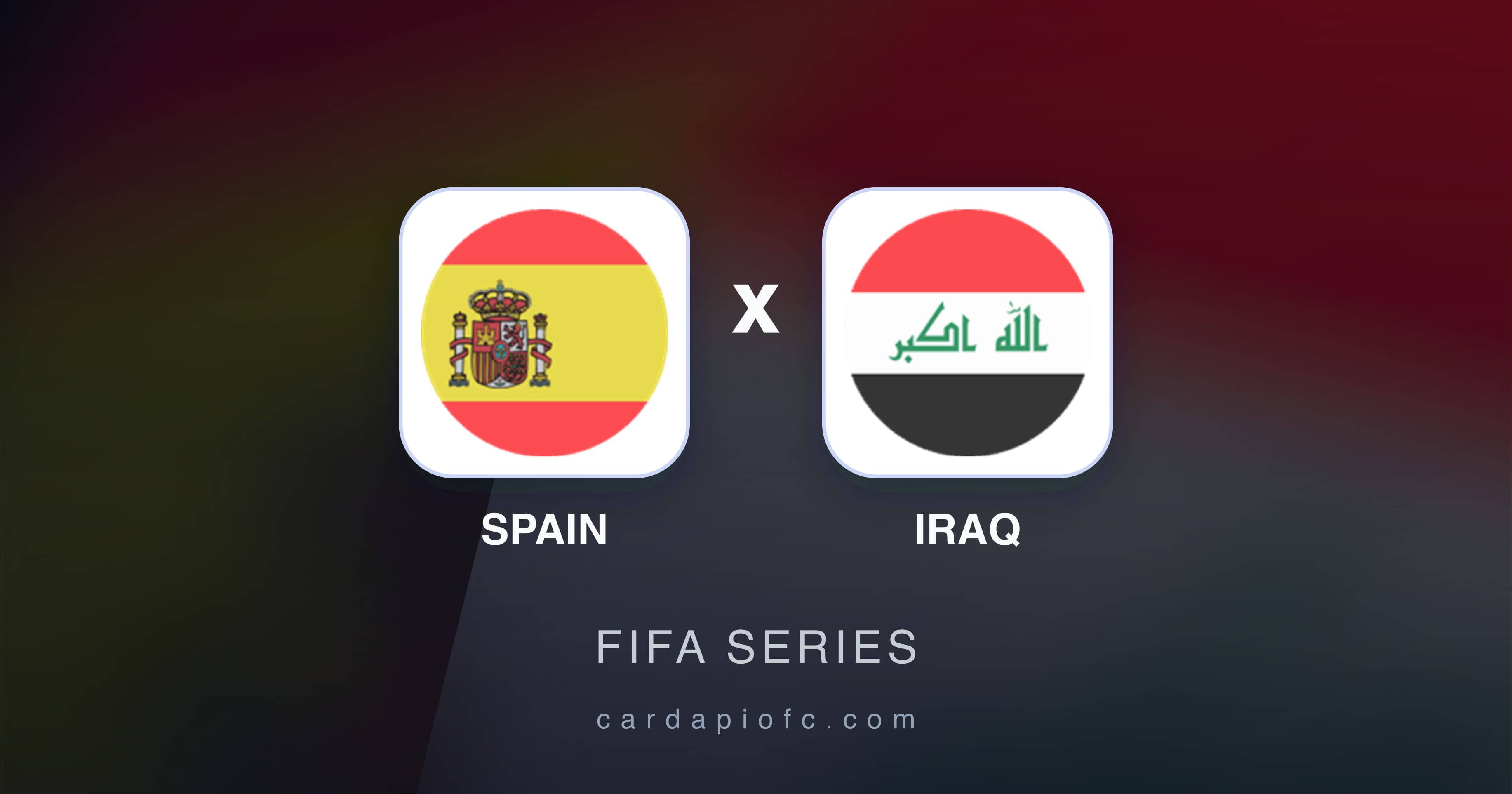 Imagen previa de Spain vs Iraq (FIFA Series)