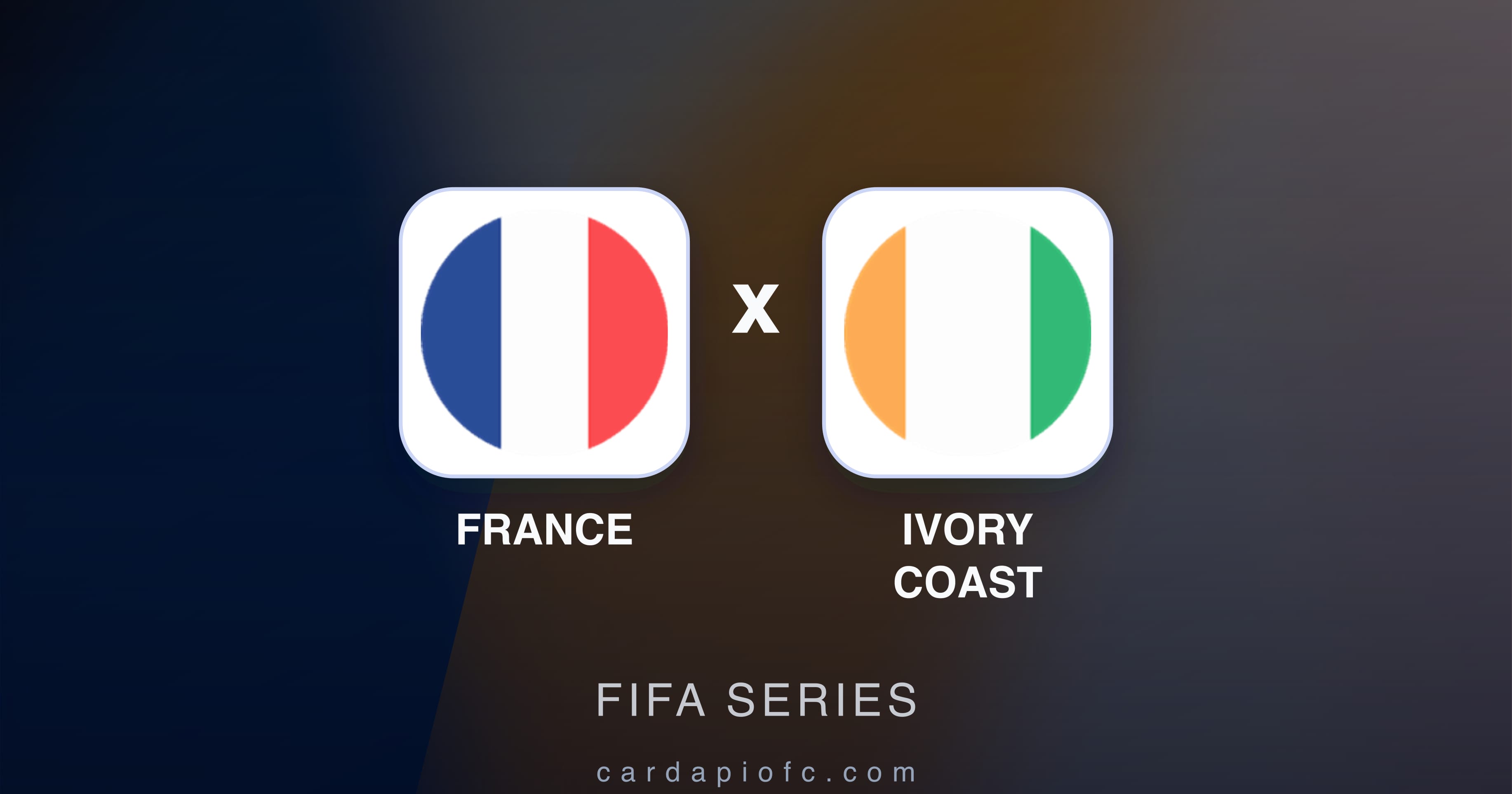 Imagen previa de France vs Ivory Coast (FIFA Series)