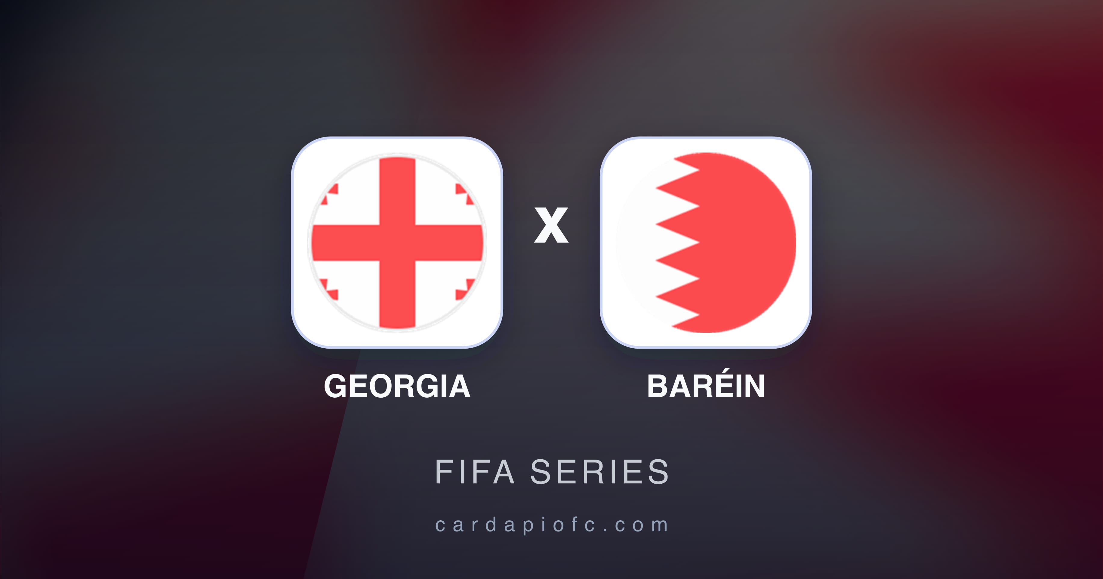 Imagen previa de Georgia vs Baréin (FIFA Series)