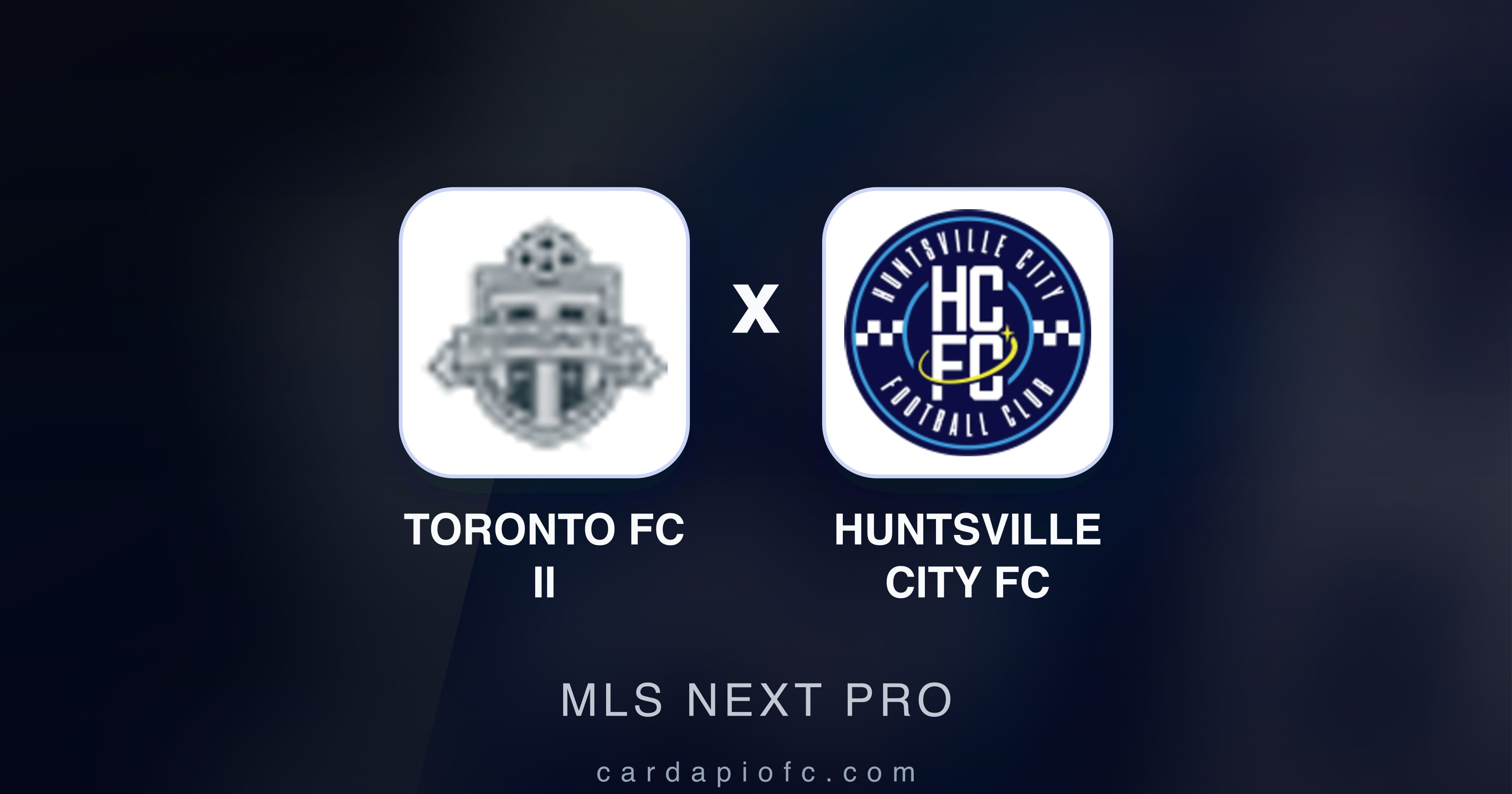 Imagen previa de Toronto FC II vs Huntsville City FC (MLS Next Pro)