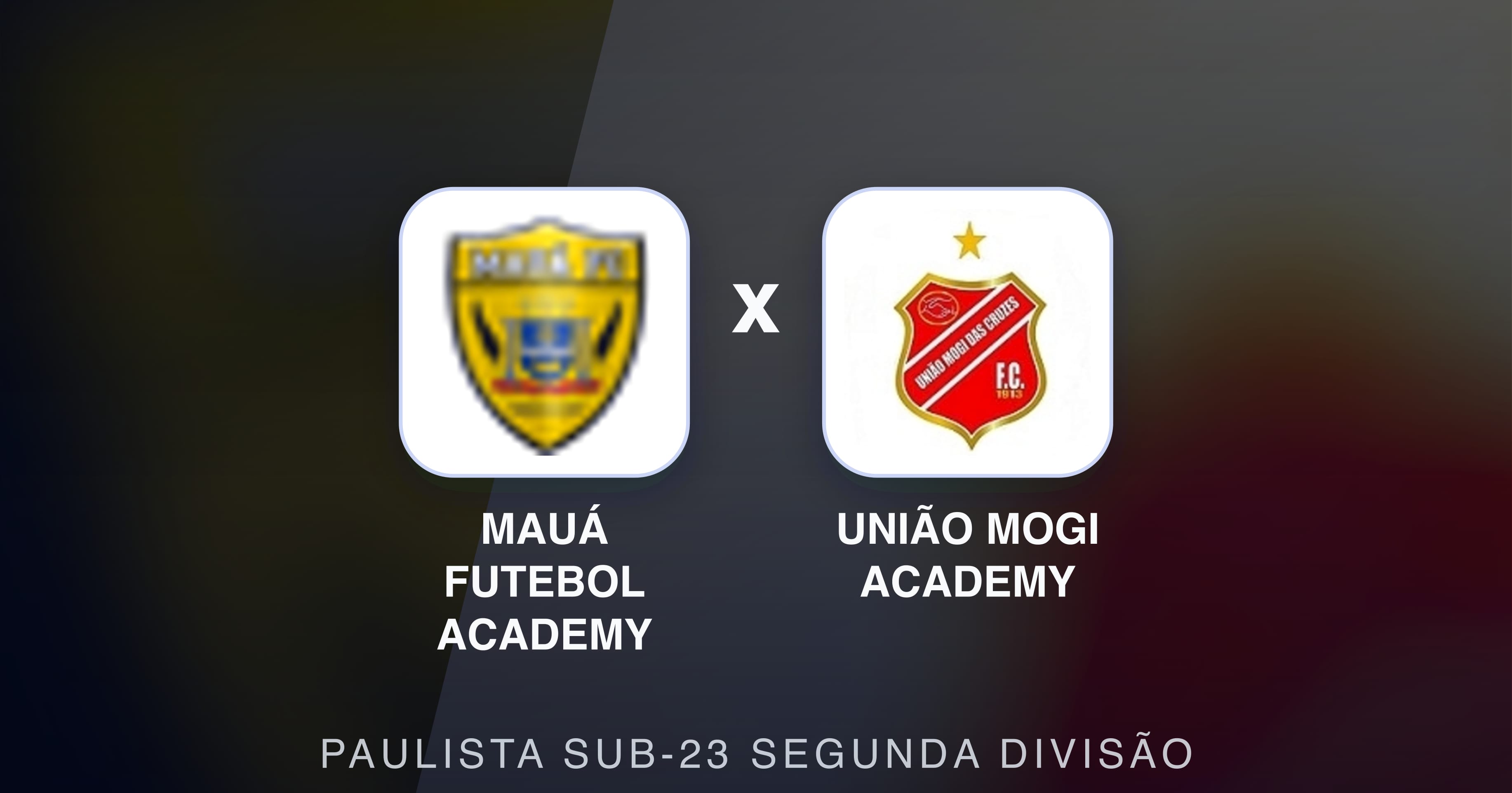 Imagen previa de Mauá Futebol Academy vs União Mogi Academy (Paulista Sub-23 Segunda Divisão)