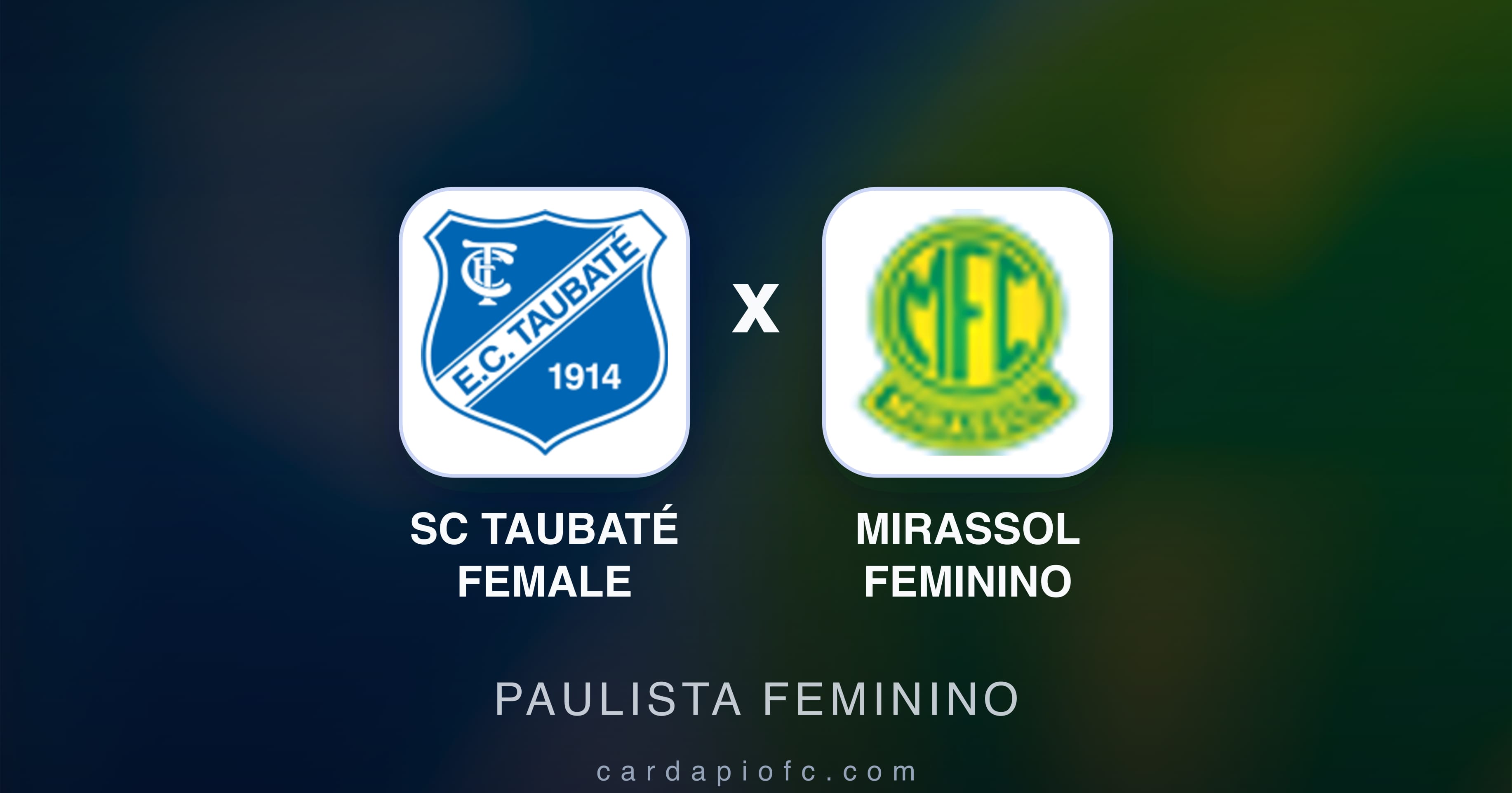 SC Taubaté Female बनाम Mirassol Feminino (Paulista Feminino) का पूर्वावलोकन चित्र