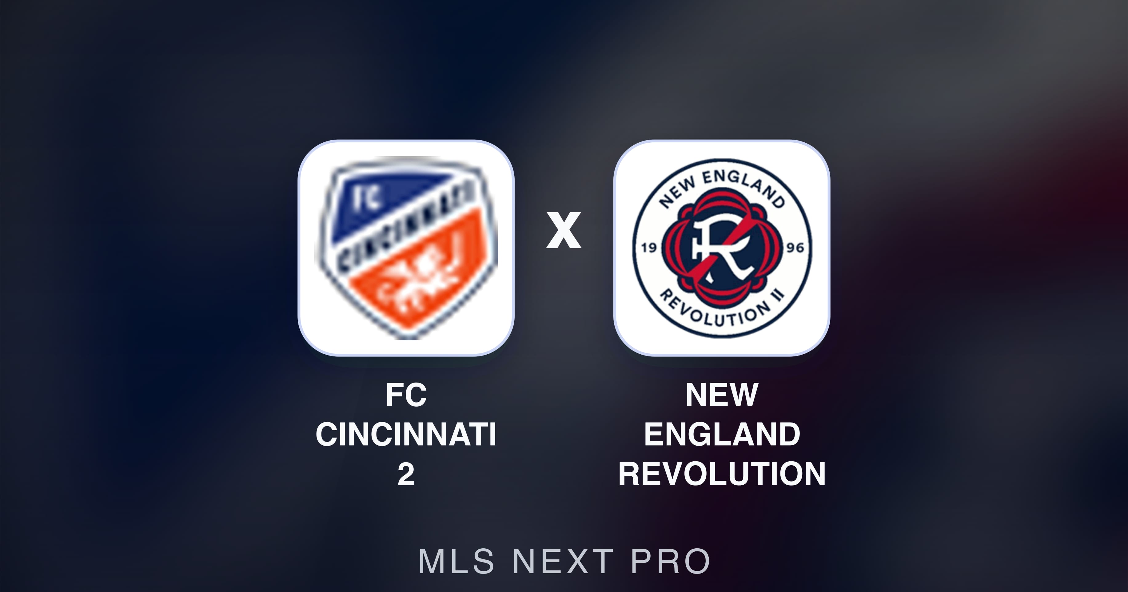 Imagen previa de FC Cincinnati 2 vs New England Revolution II (MLS Next Pro)