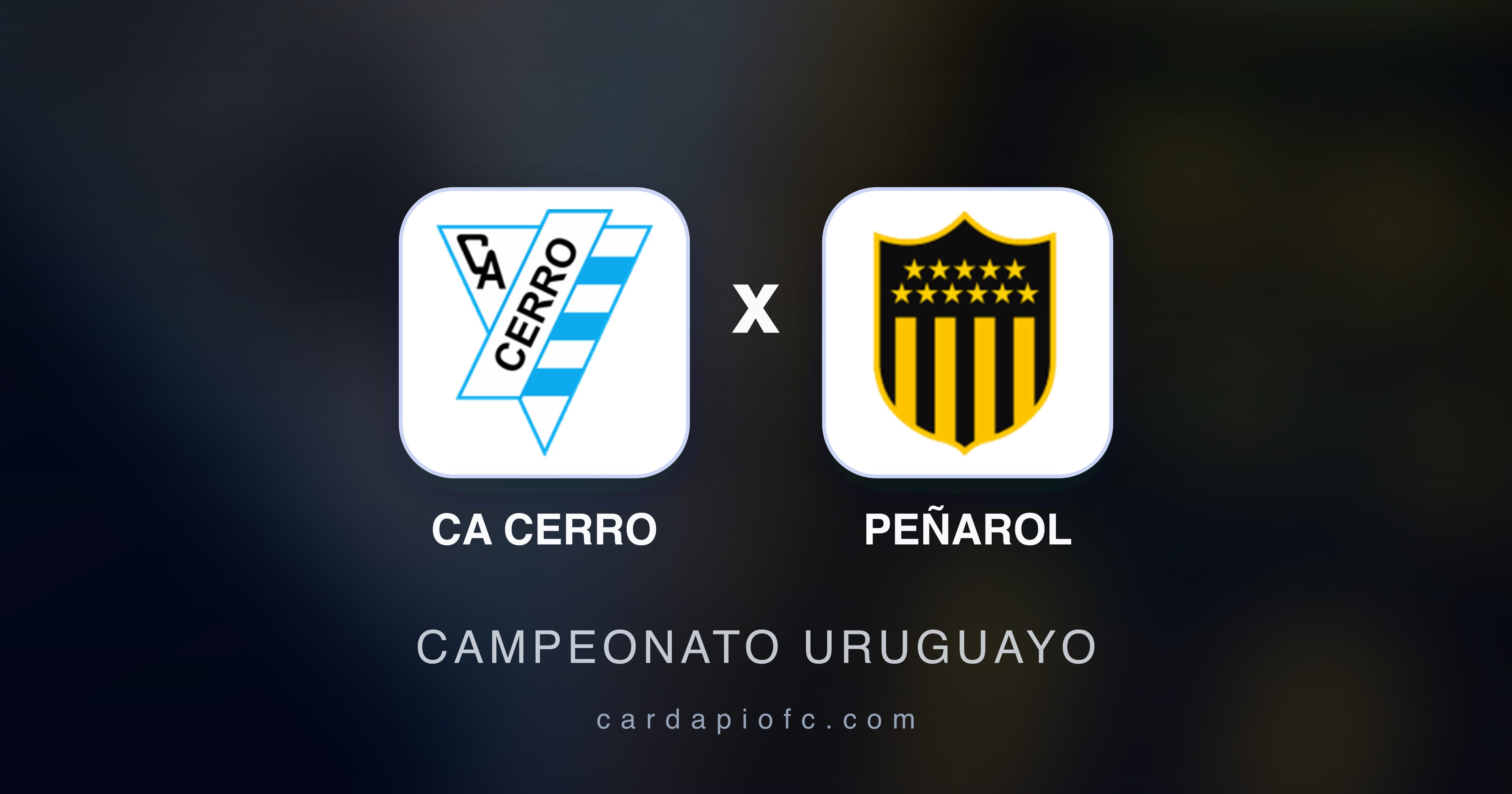 Imagen previa de CA Cerro vs Peñarol (Campeonato Uruguayo)