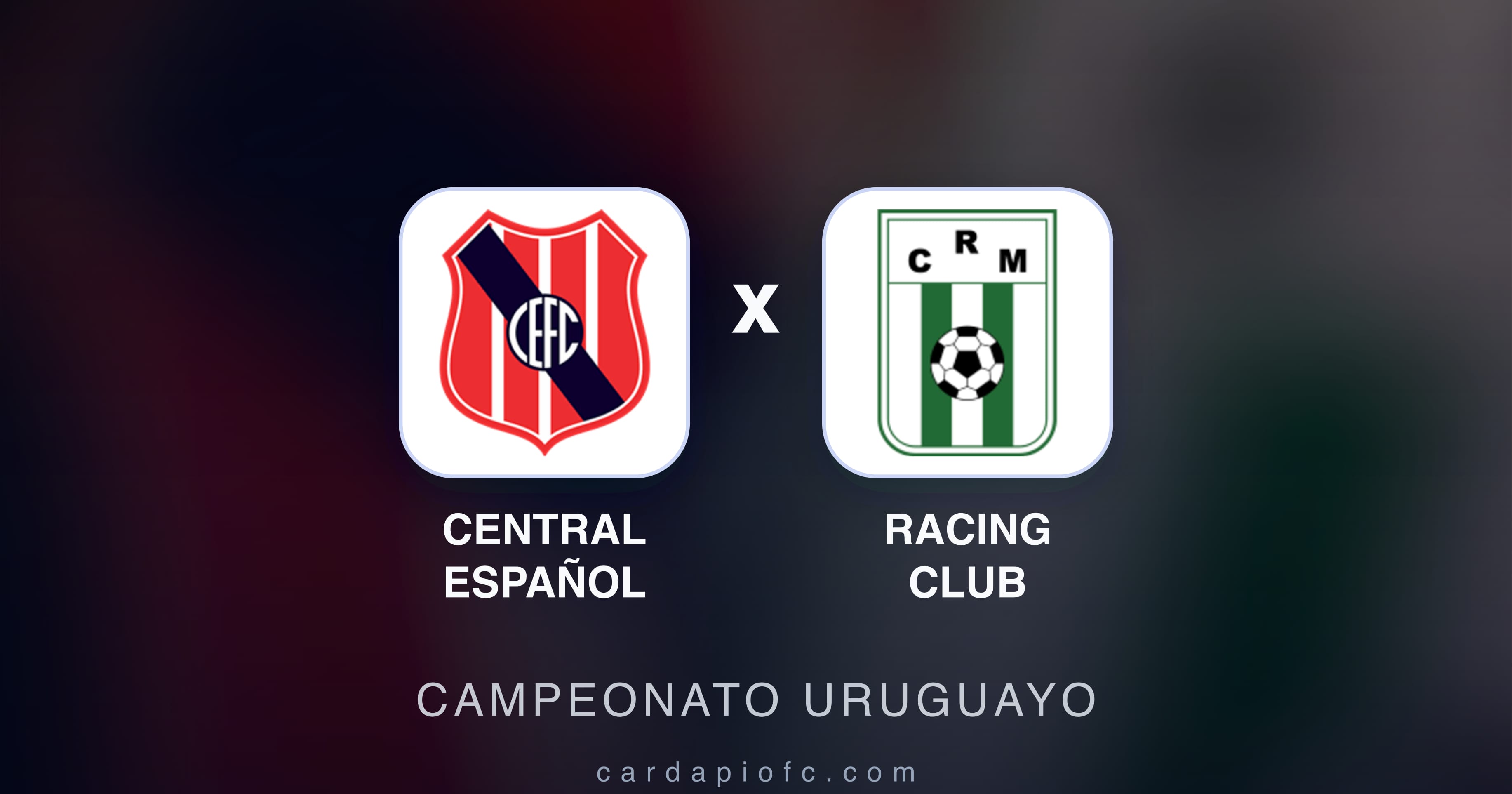 Central Español बनाम Racing Club (Campeonato Uruguayo) का पूर्वावलोकन चित्र