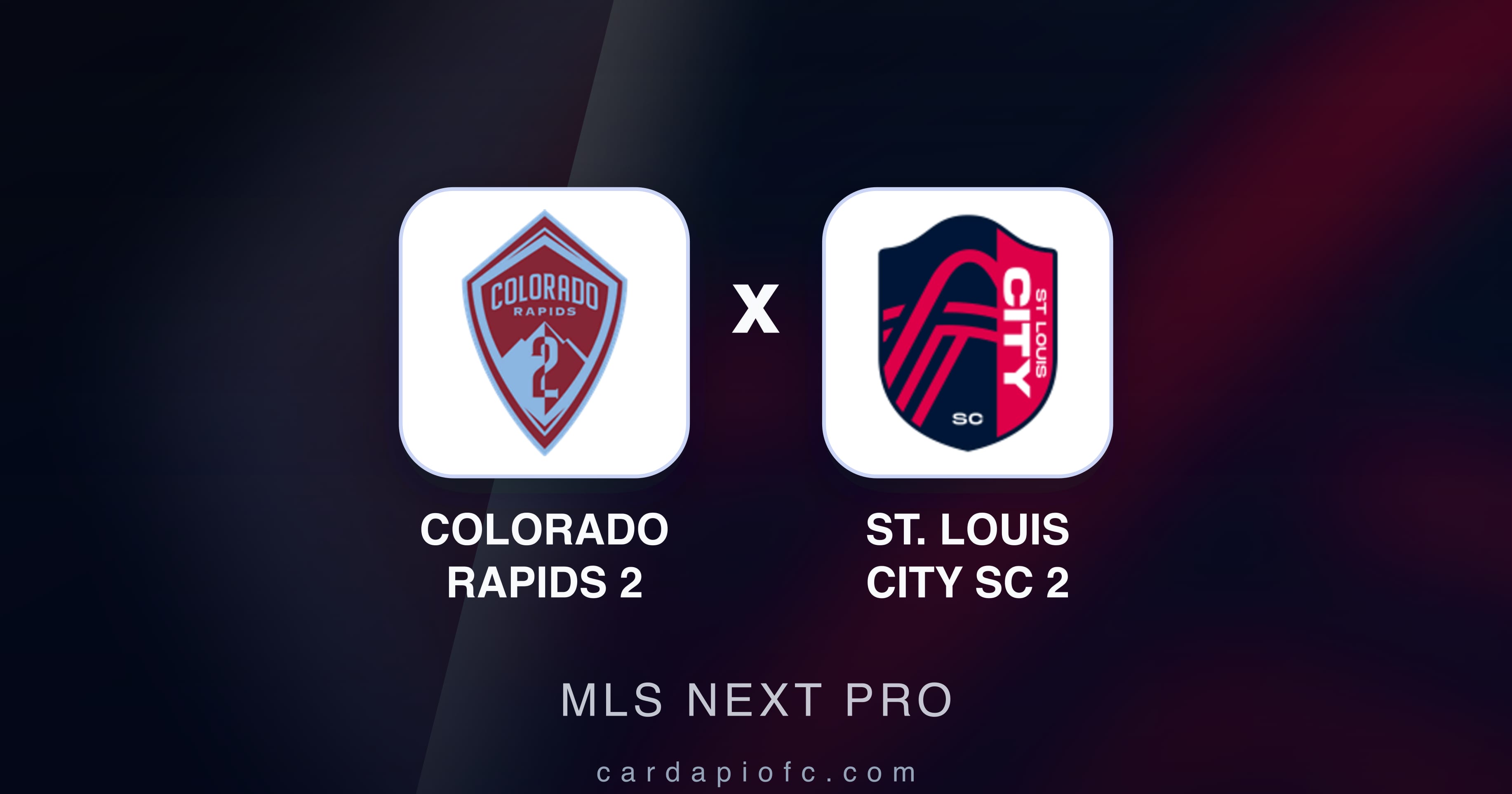 Imagen previa de Colorado Rapids 2 vs St. Louis City SC 2 (MLS Next Pro)