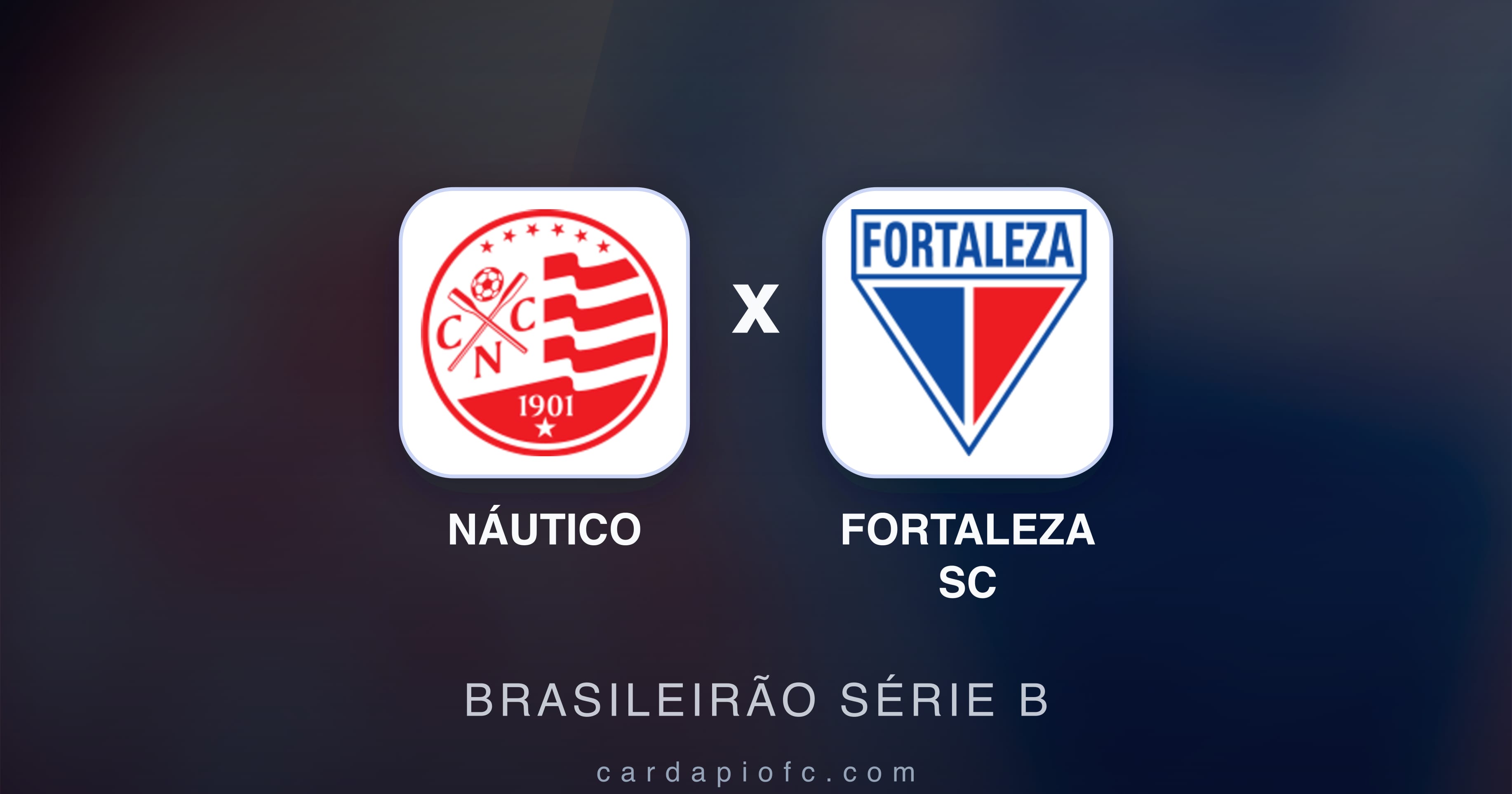 Prévia da transmissão de Náutico x Fortaleza SC (Brasileirão Série B)