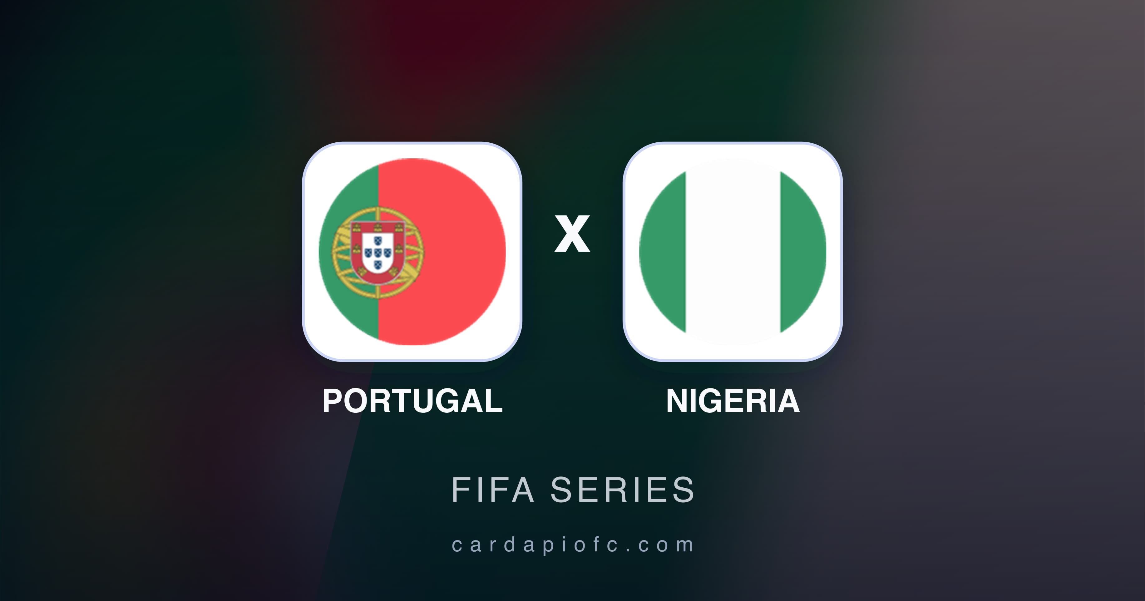Prévia da transmissão de Portugal x Nigeria (FIFA Series)