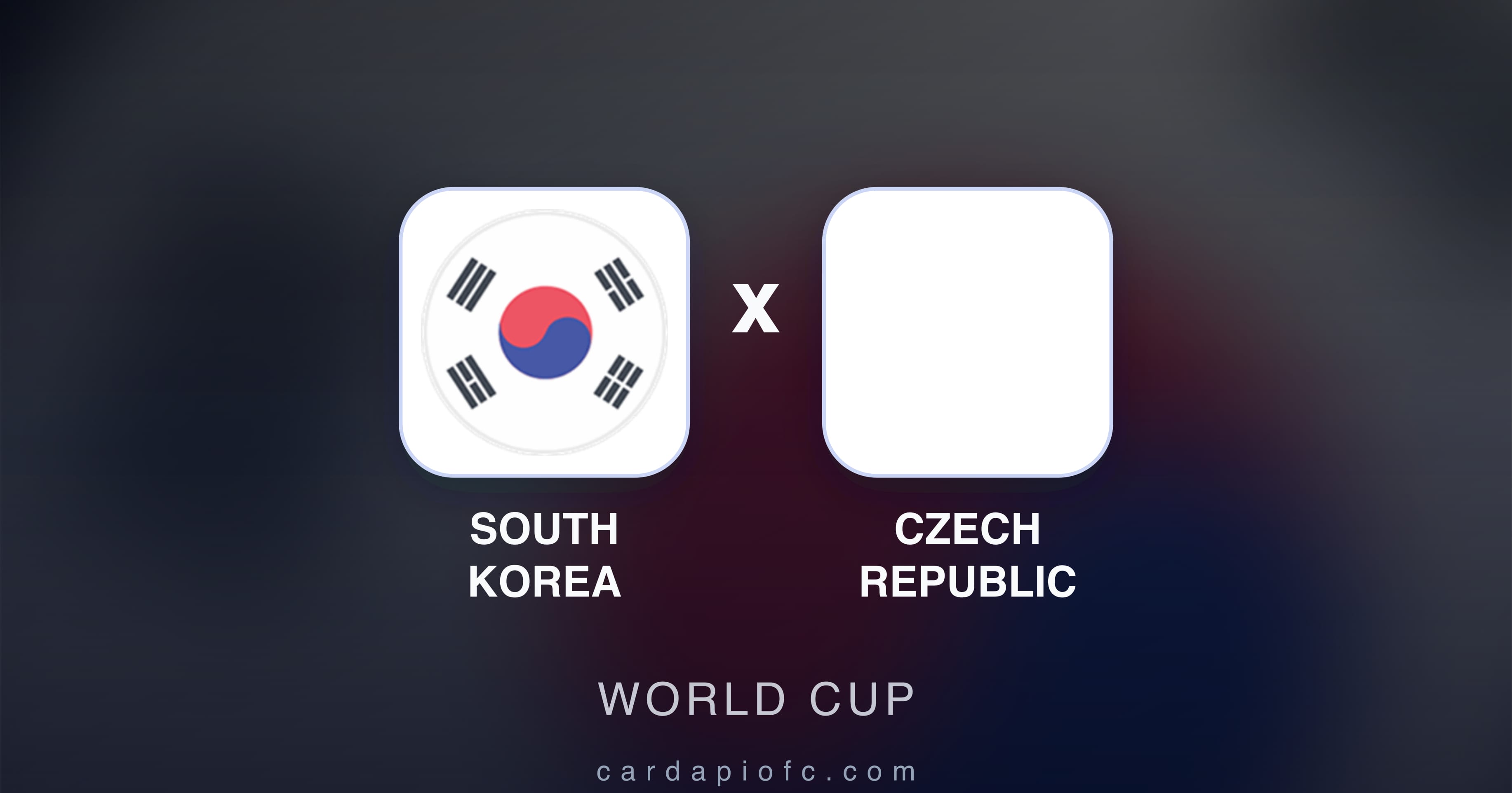 South Korea बनाम Czech Republic (World Cup) का पूर्वावलोकन चित्र