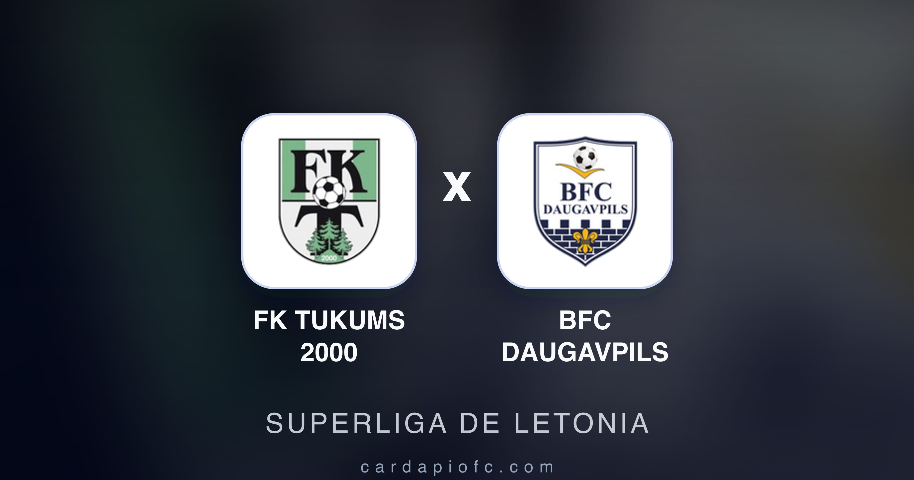 Imagen previa de FK Tukums 2000 vs BFC Daugavpils (Superliga de Letonia)