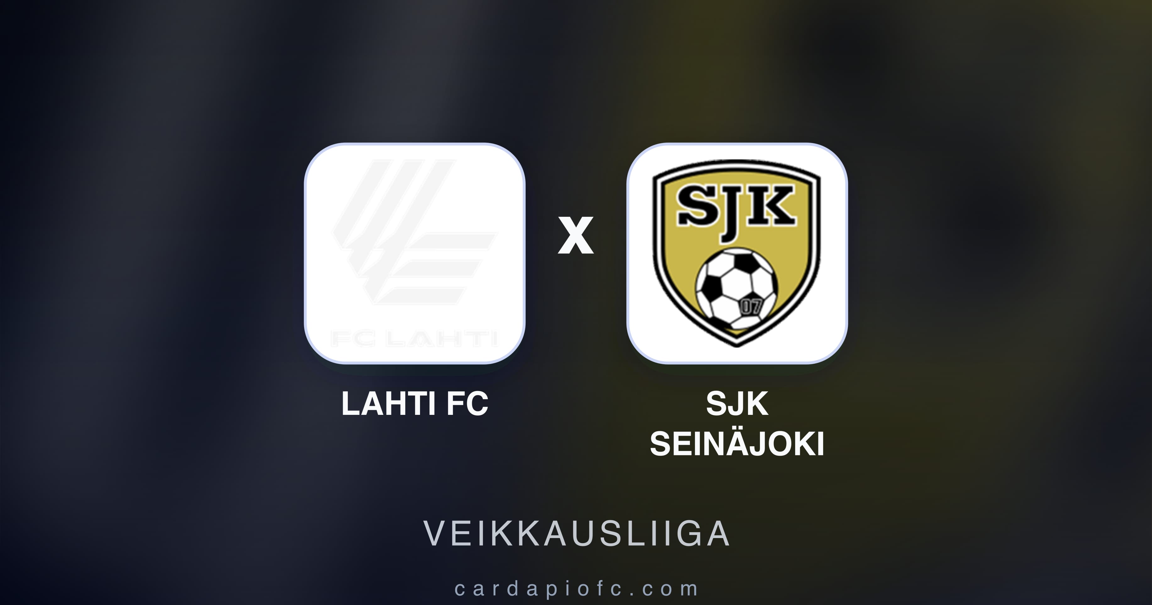 Prévia da transmissão de Lahti FC x SJK Seinäjoki (Veikkausliiga)