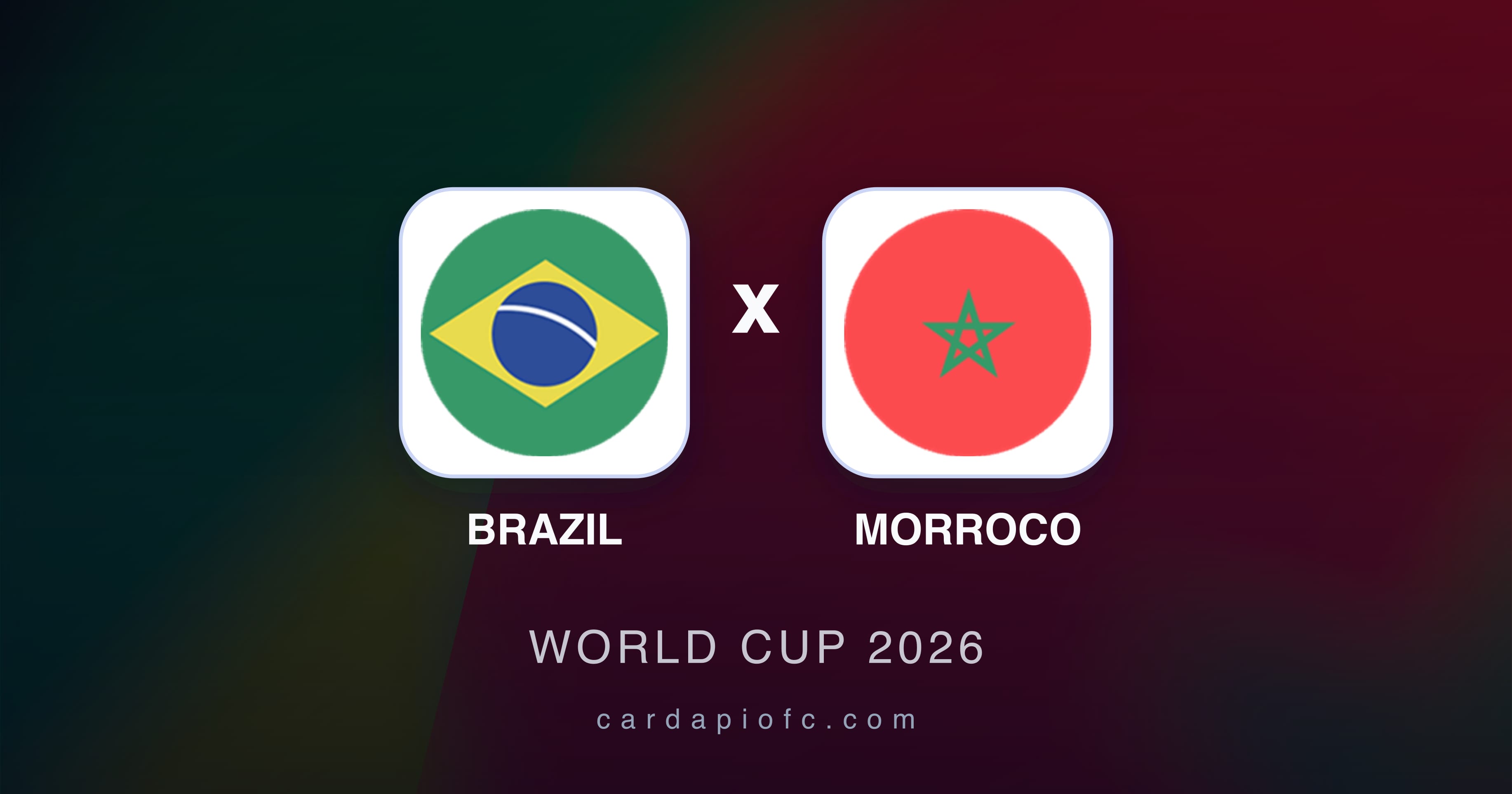 Prévia da transmissão de Brazil x Morroco (World Cup 2026)