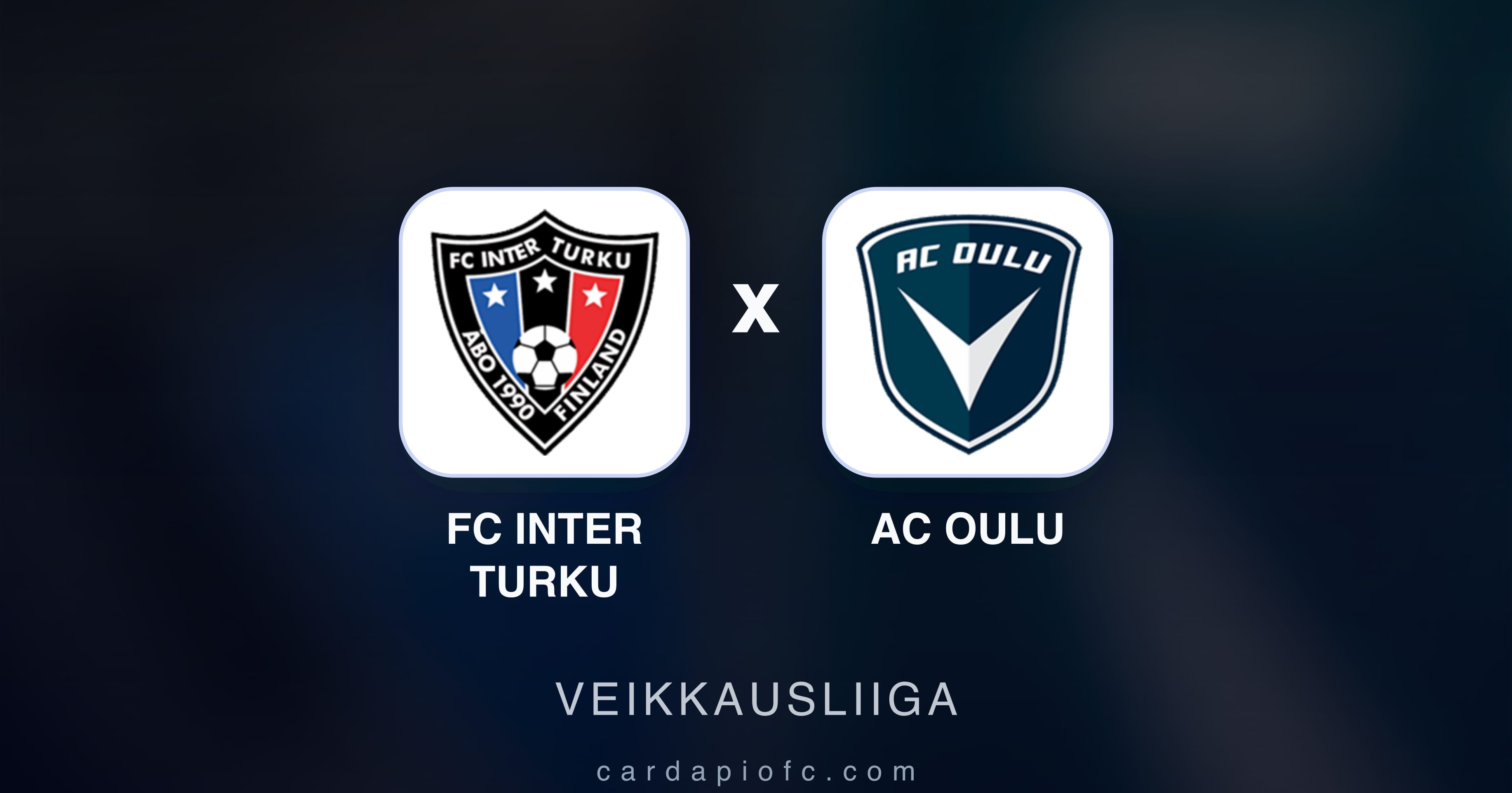 Prévia da transmissão de FC Inter Turku x AC Oulu (Veikkausliiga)