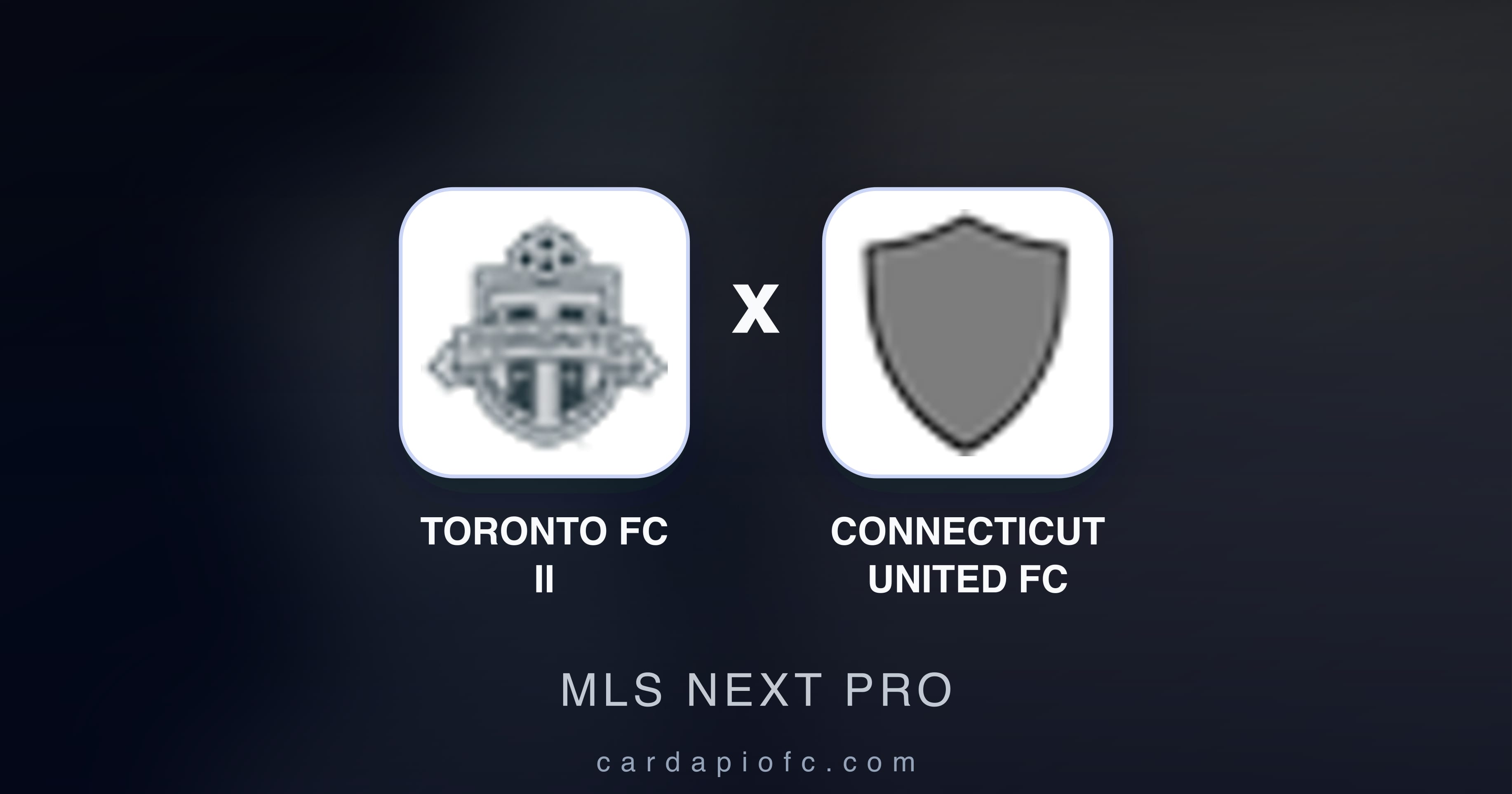 Prévia da transmissão de Toronto FC II x Connecticut United FC (MLS Next Pro)