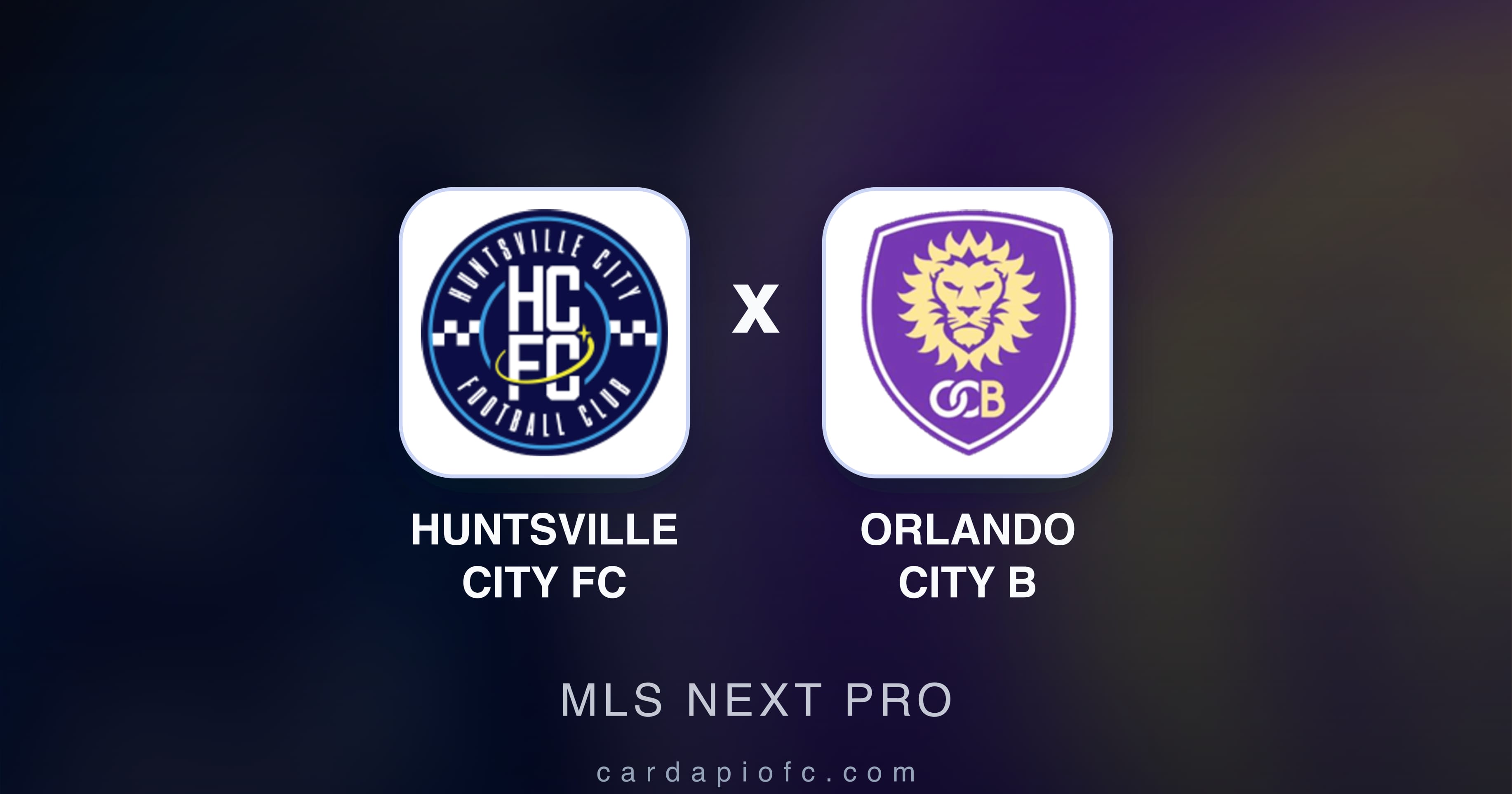 Prévia da transmissão de Huntsville City FC x Orlando City B (MLS Next Pro)