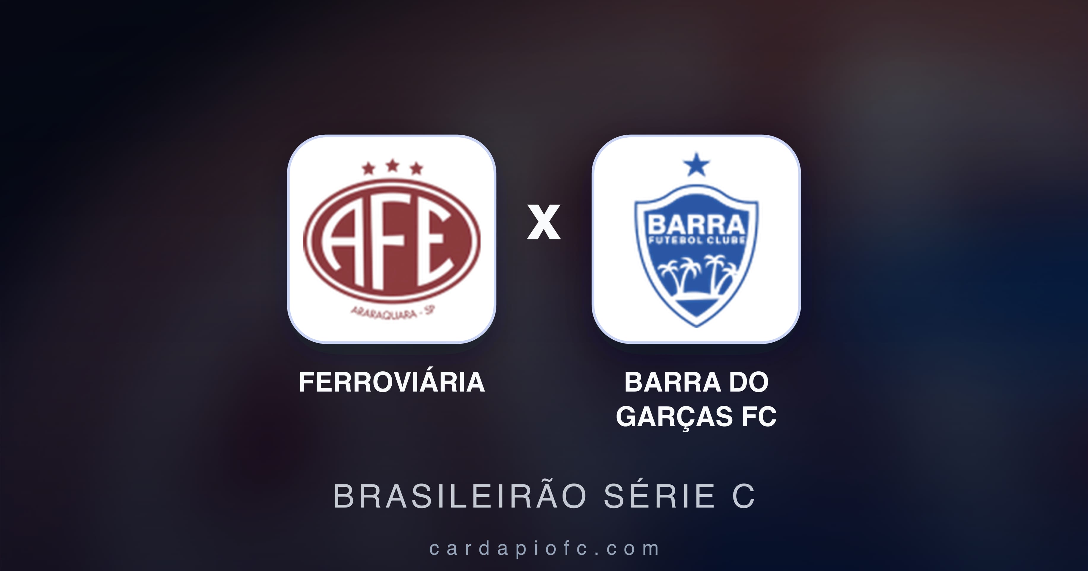 Prévia da transmissão de Ferroviária x Barra do Garças FC (Brasileirão Série C)