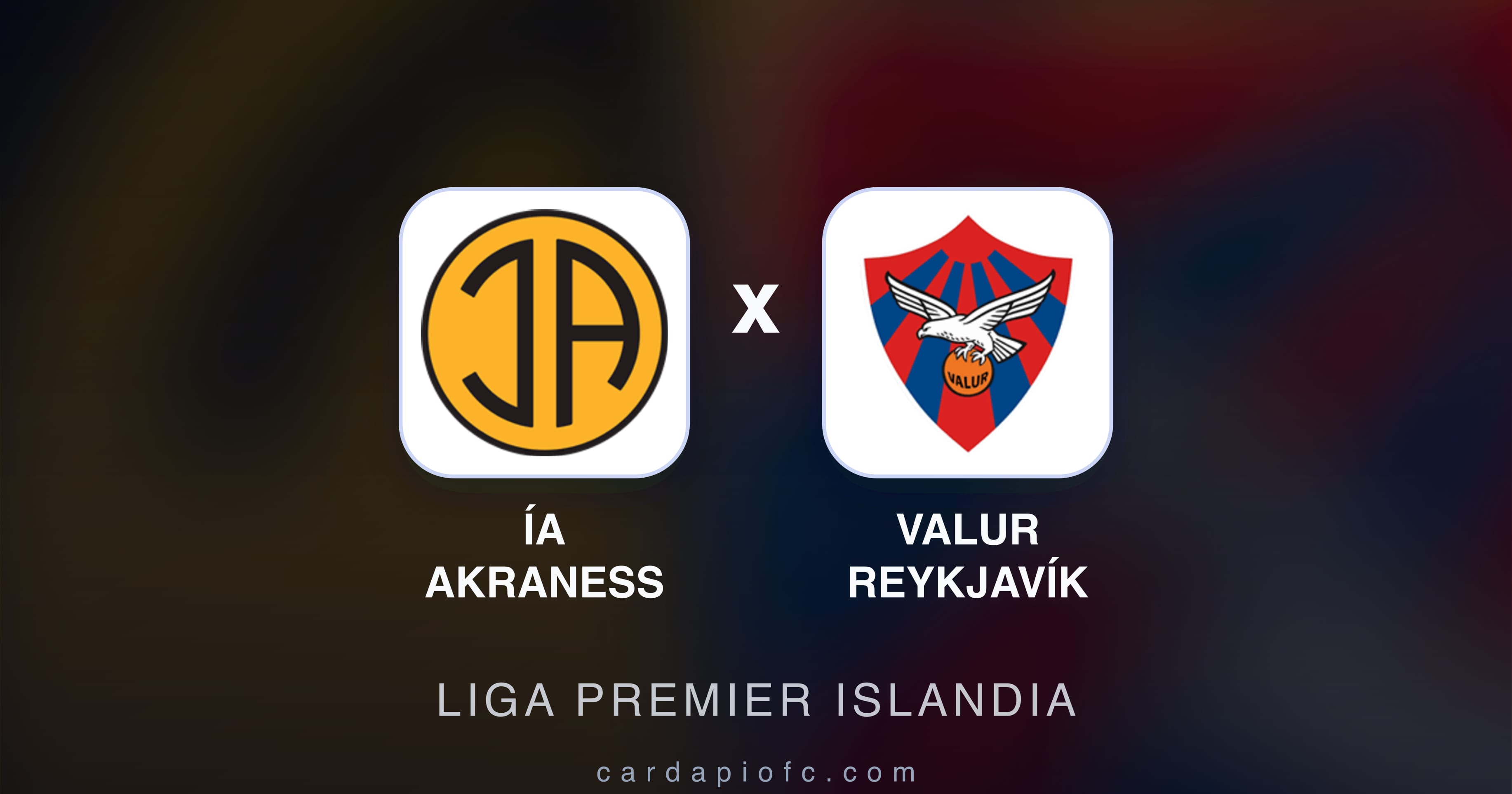 Prévia da transmissão de ÍA Akraness x Valur Reykjavík (Liga Premier Islandia)