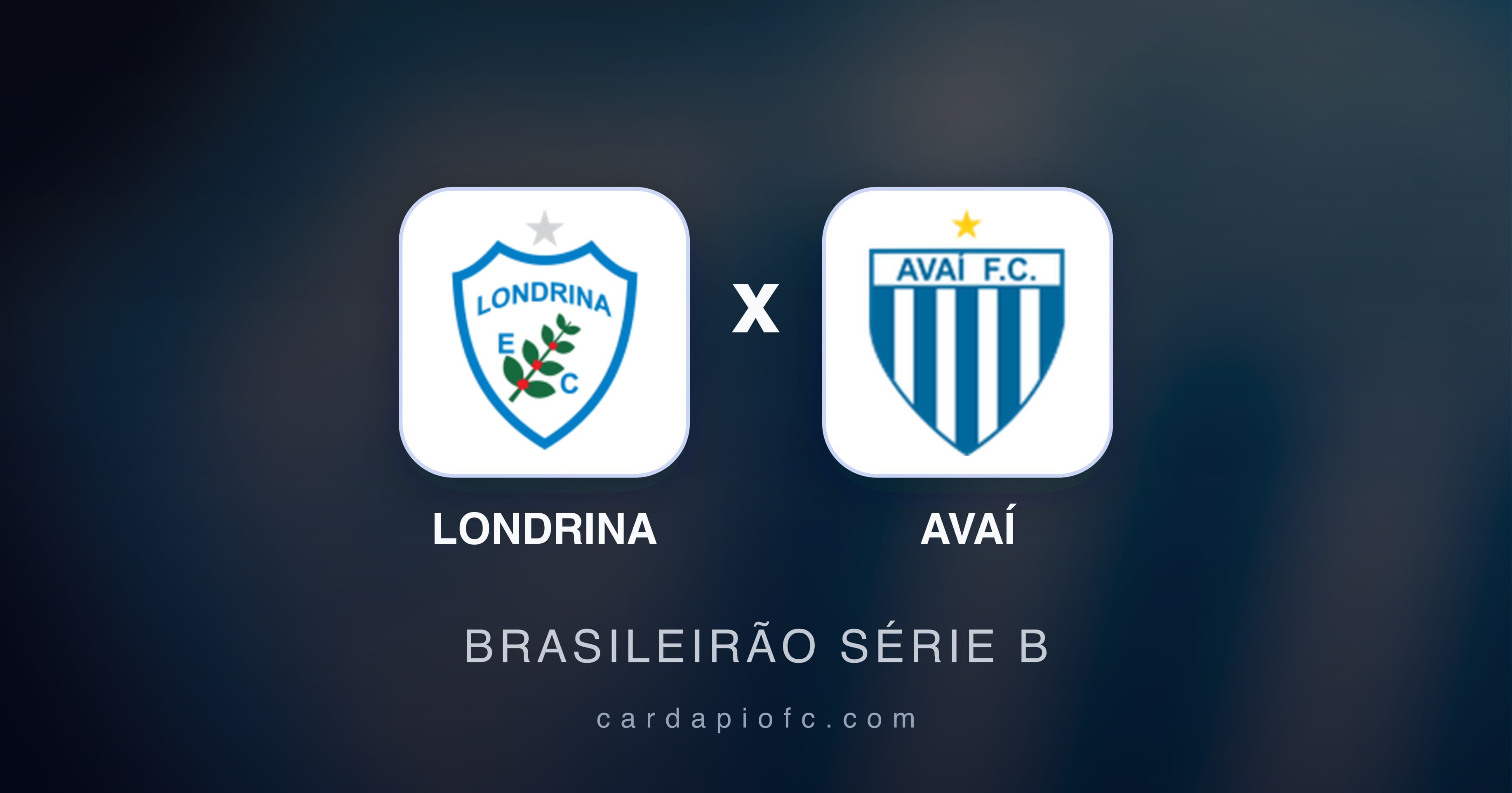 Prévia da transmissão de Londrina x Avaí (Brasileirão Série B)