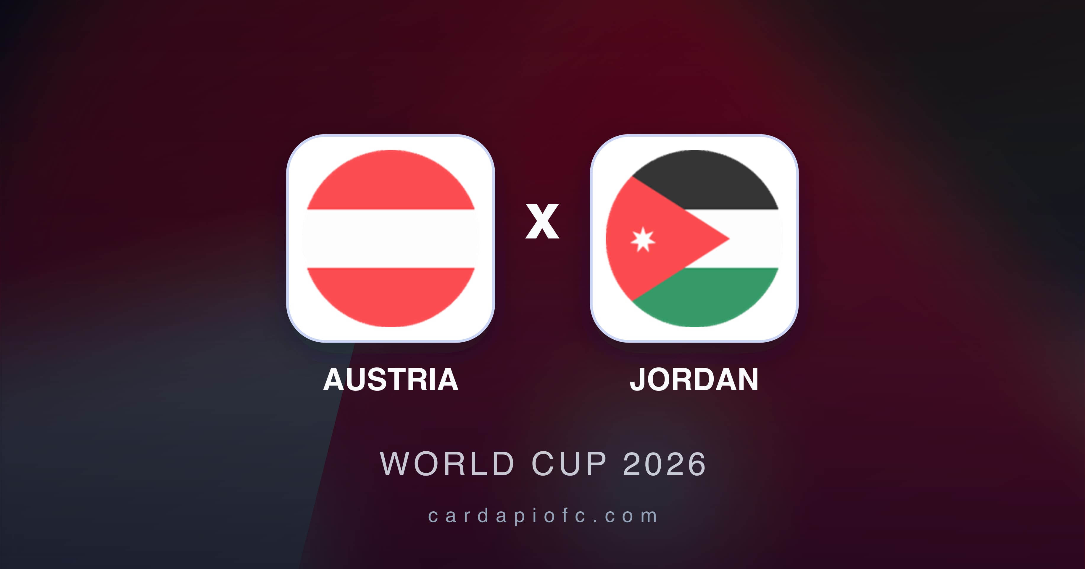 Prévia da transmissão de Austria x Jordan (World Cup 2026)