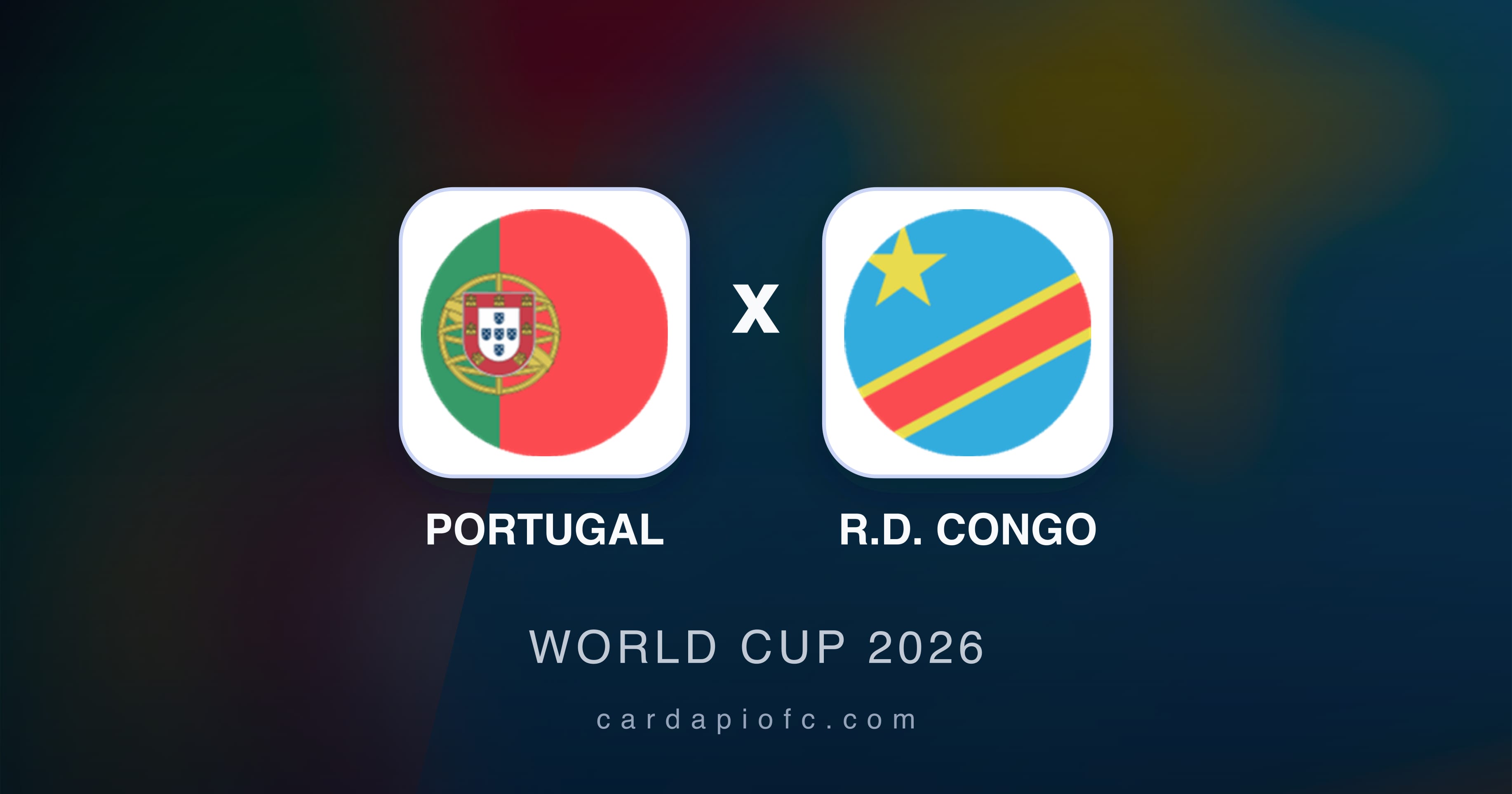 Prévia da transmissão de Portugal x R.D. Congo (World Cup 2026)
