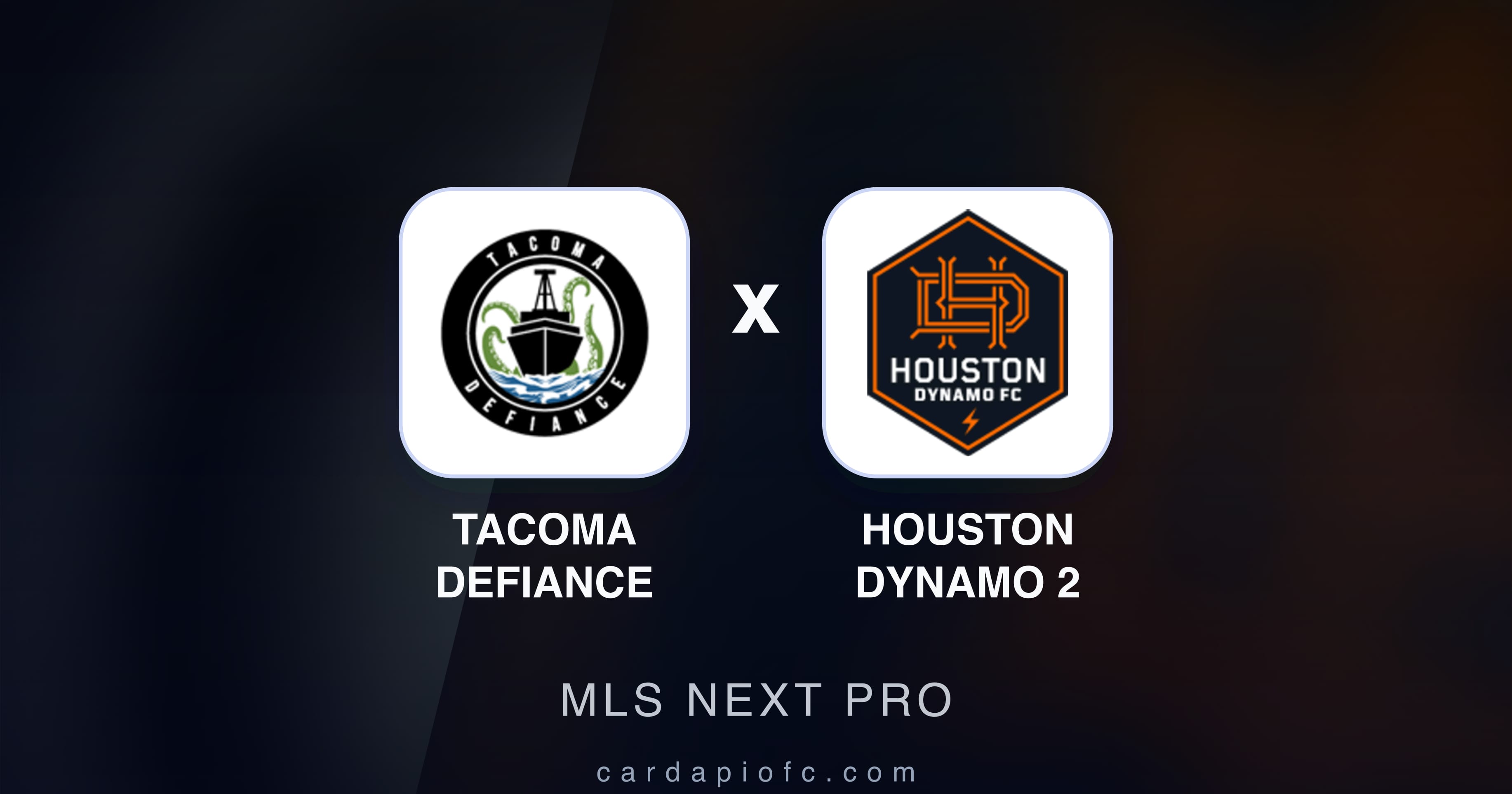 Prévia da transmissão de Tacoma Defiance x Houston Dynamo 2 (MLS Next Pro)