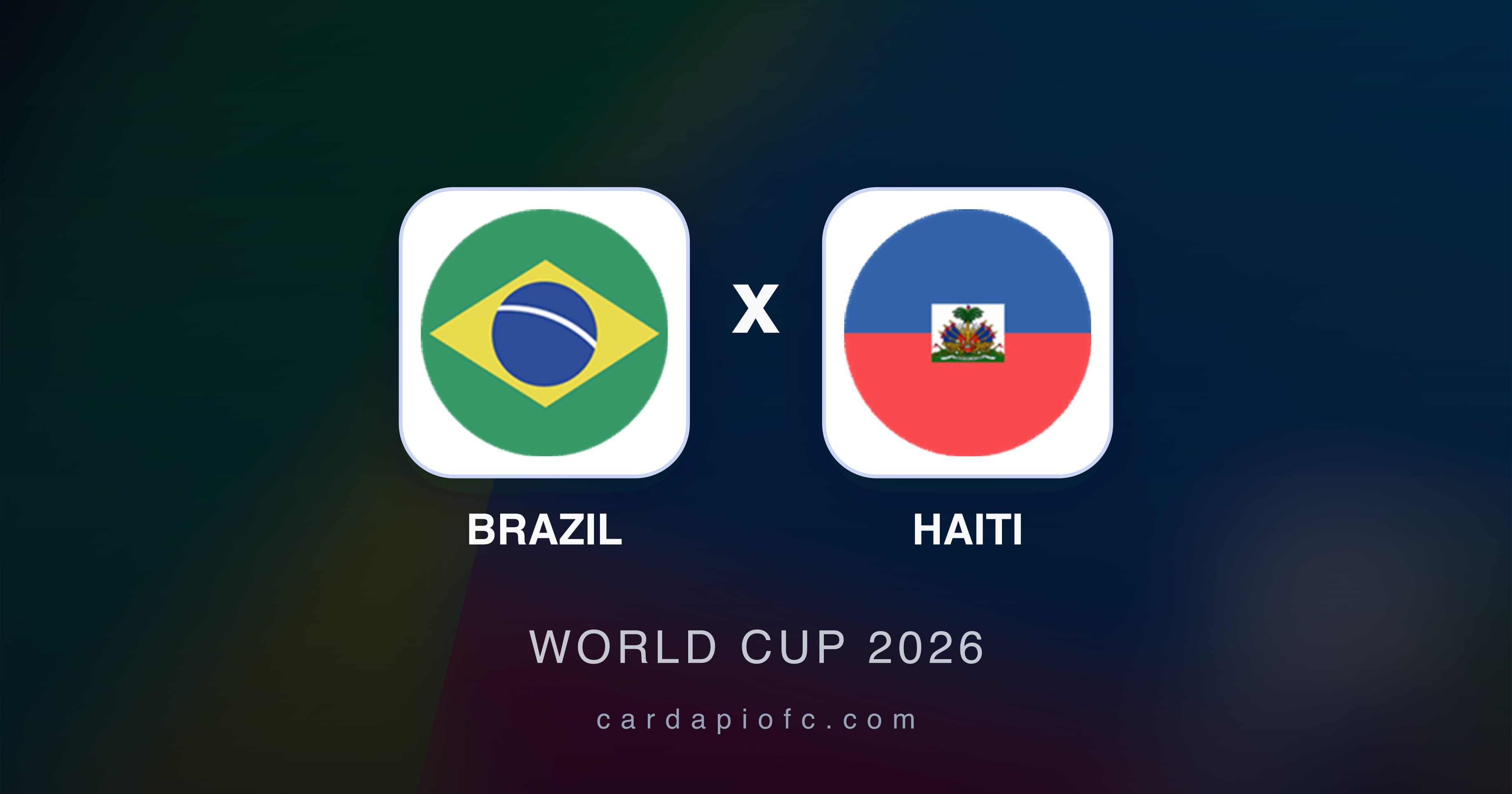Prévia da transmissão de Brazil x Haiti (World Cup 2026)