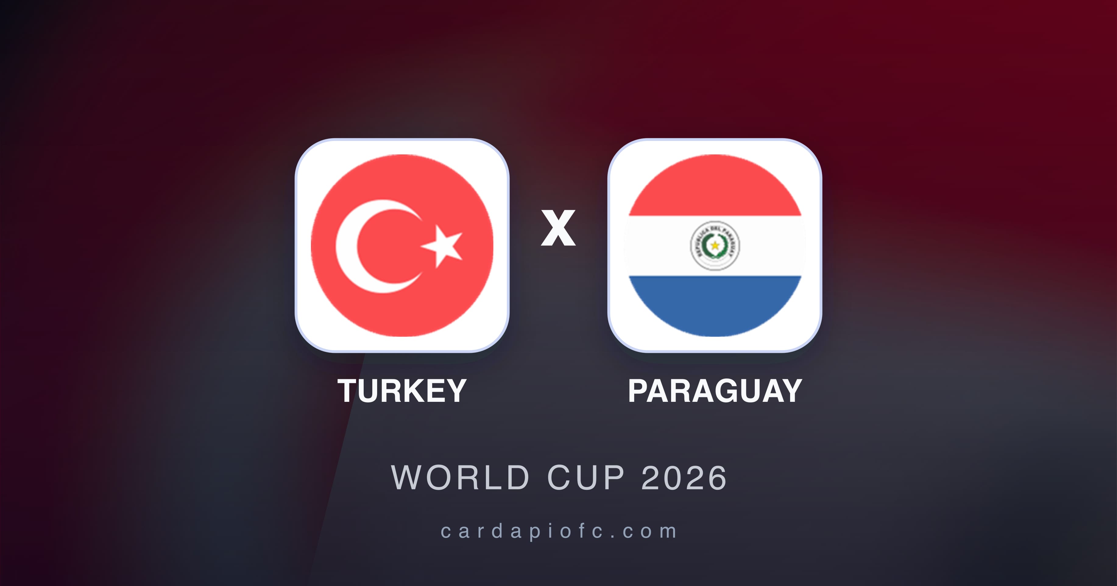 Prévia da transmissão de Turkey x Paraguay (World Cup 2026)