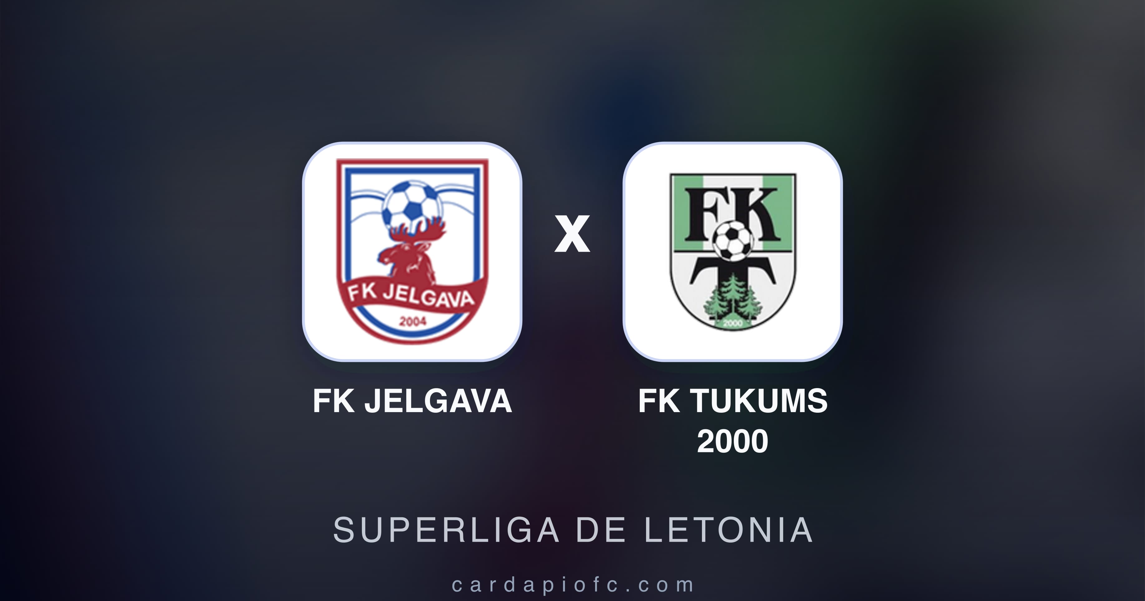 Prévia da transmissão de FK Jelgava x FK Tukums 2000 (Superliga de Letonia)