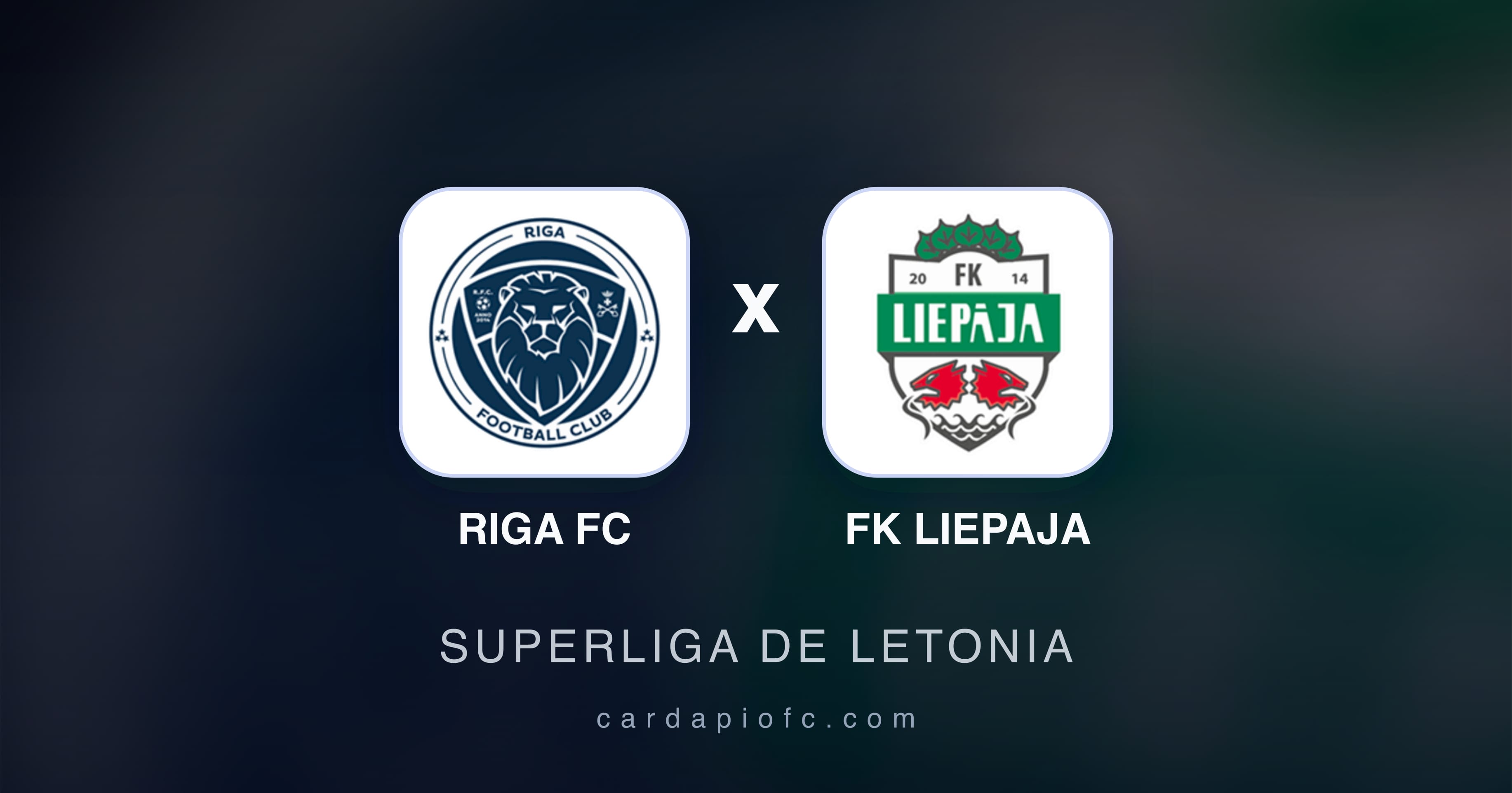 Prévia da transmissão de Riga FC x FK Liepaja (Superliga de Letonia)