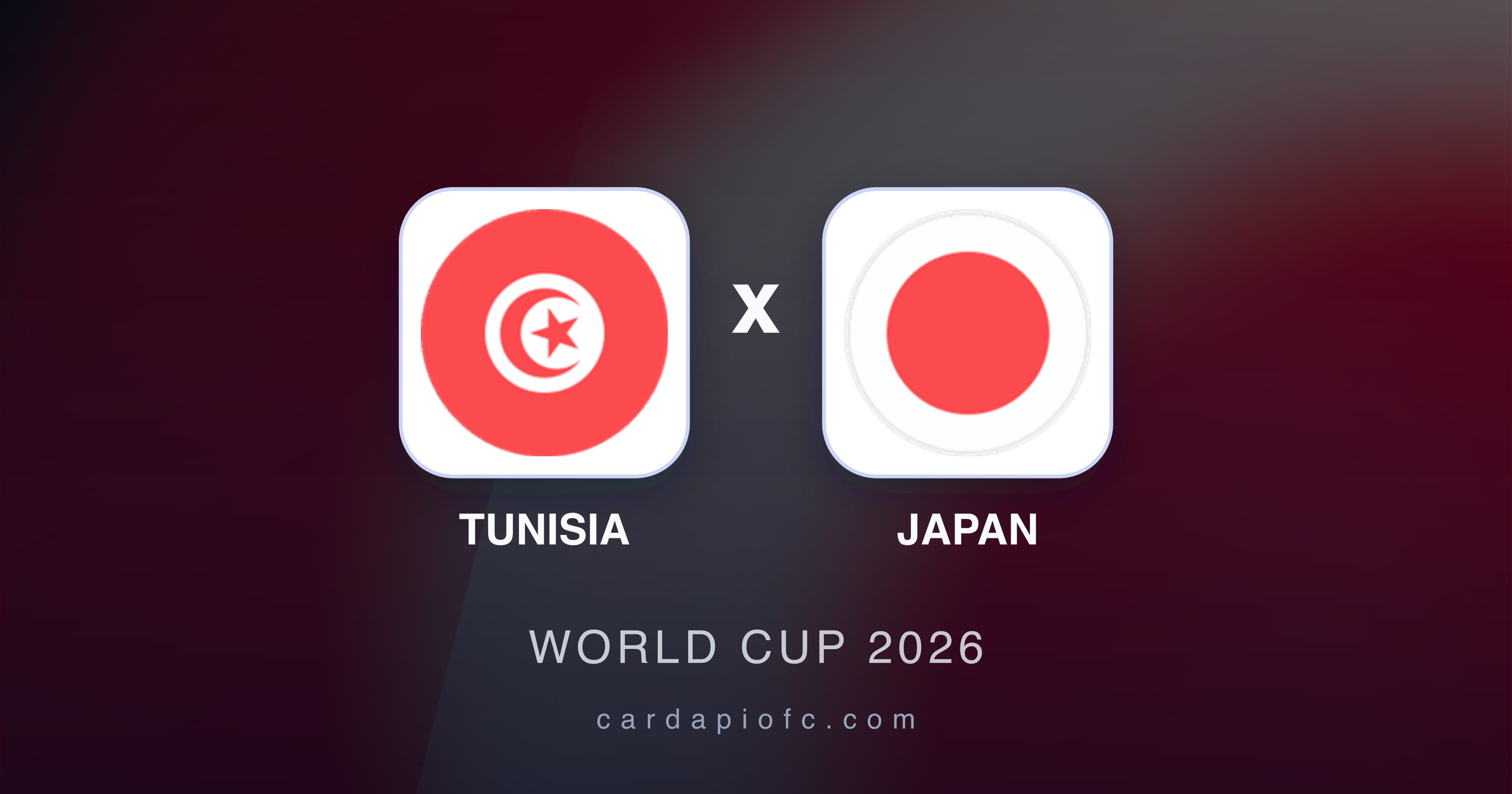 Prévia da transmissão de Tunisia x Japan (World Cup 2026)