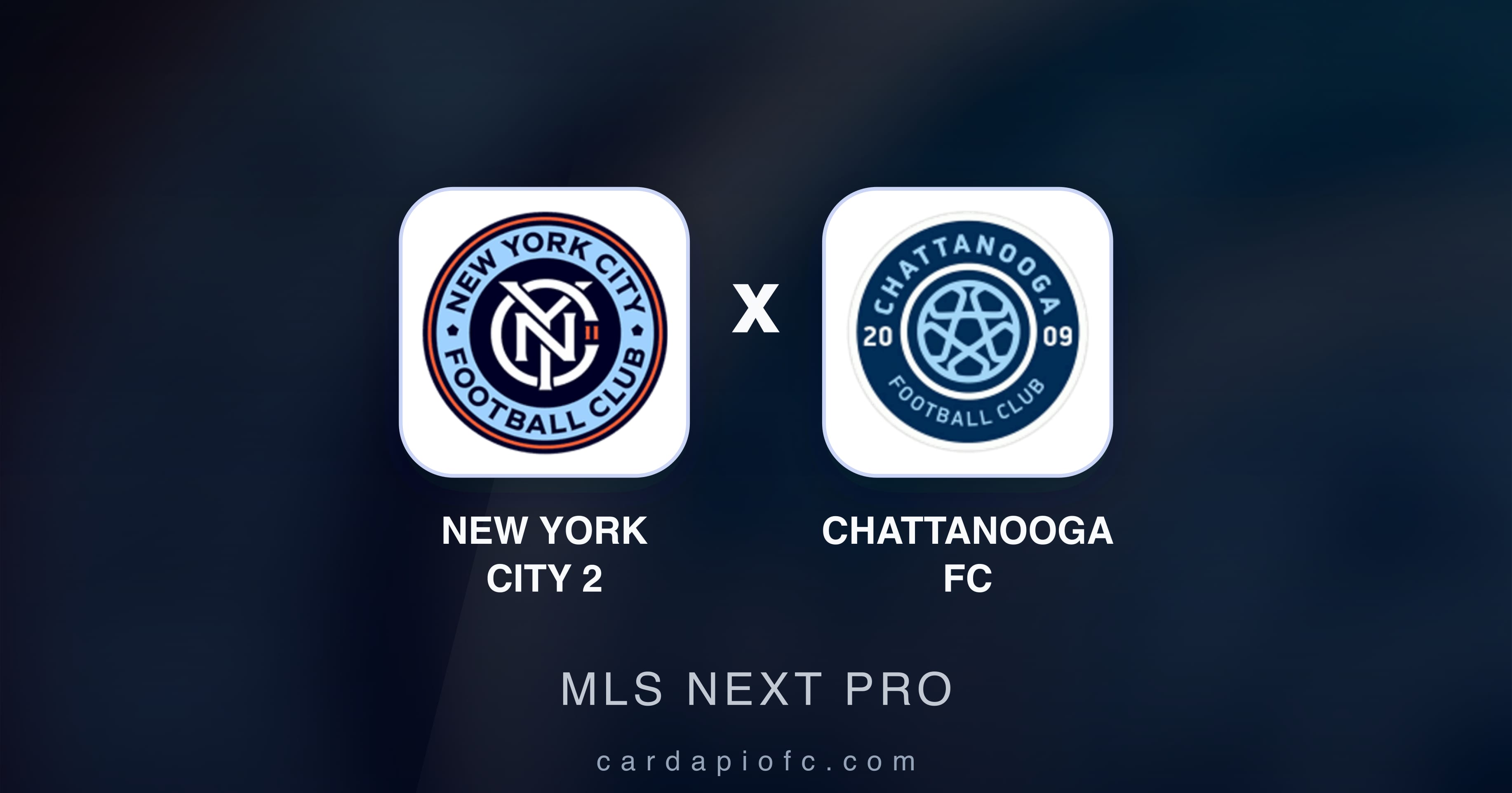 Prévia da transmissão de New York City 2 x Chattanooga FC (MLS Next Pro)