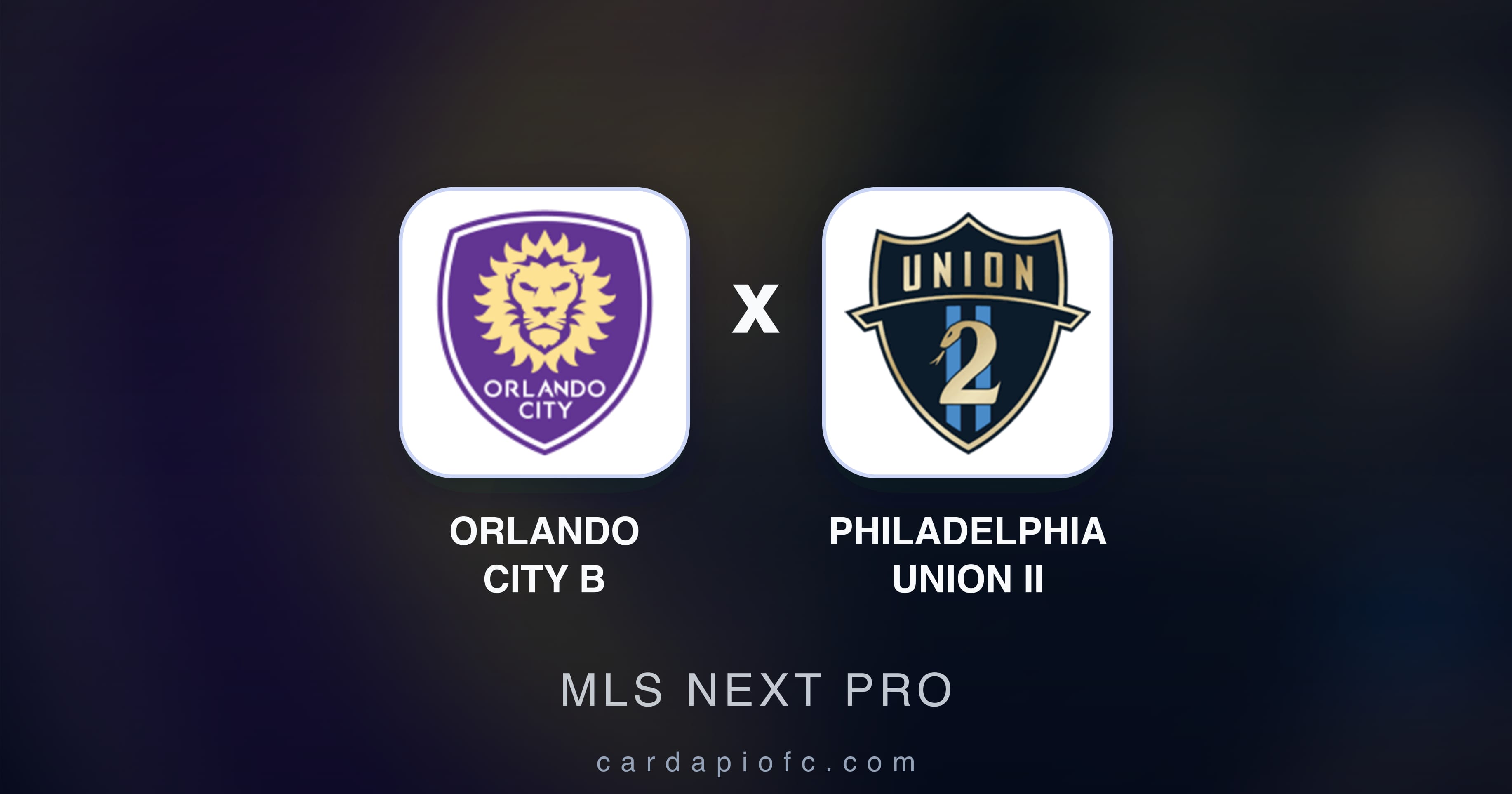 Prévia da transmissão de Orlando City B x Philadelphia Union II (MLS Next Pro)