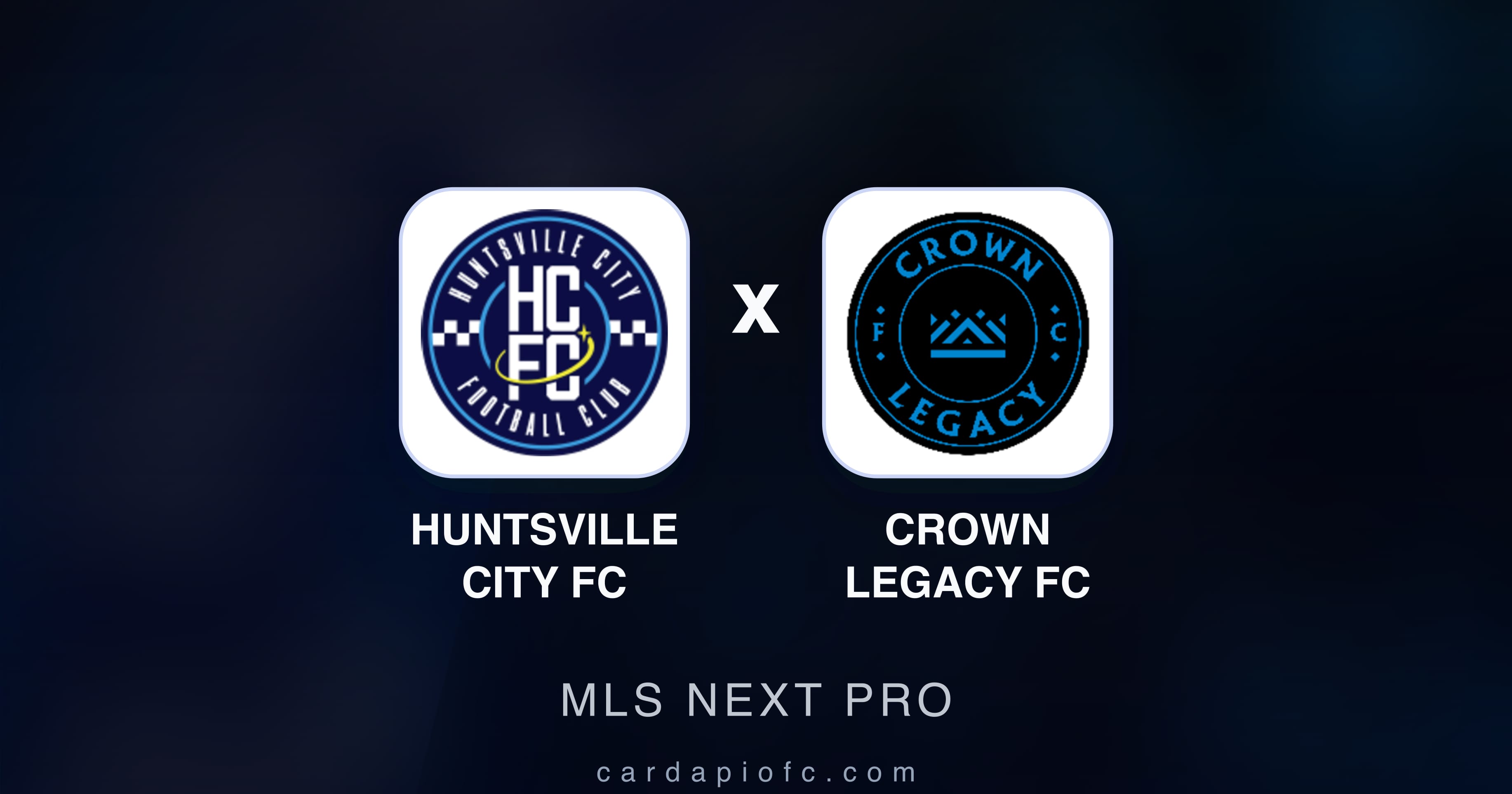 Prévia da transmissão de Huntsville City FC x Crown Legacy FC (MLS Next Pro)