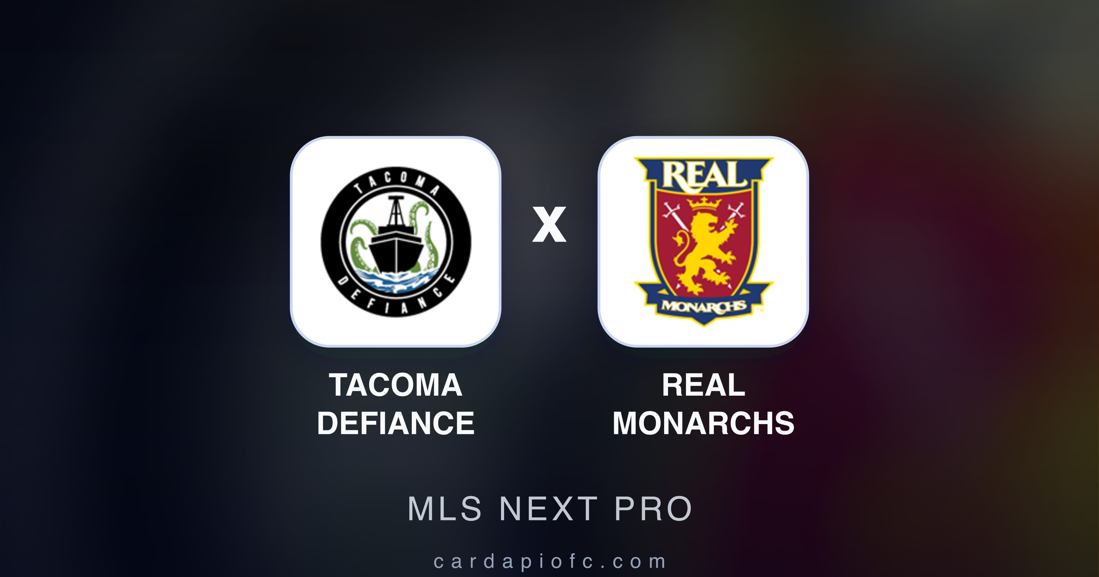 Prévia da transmissão de Tacoma Defiance x Real Monarchs (MLS Next Pro)