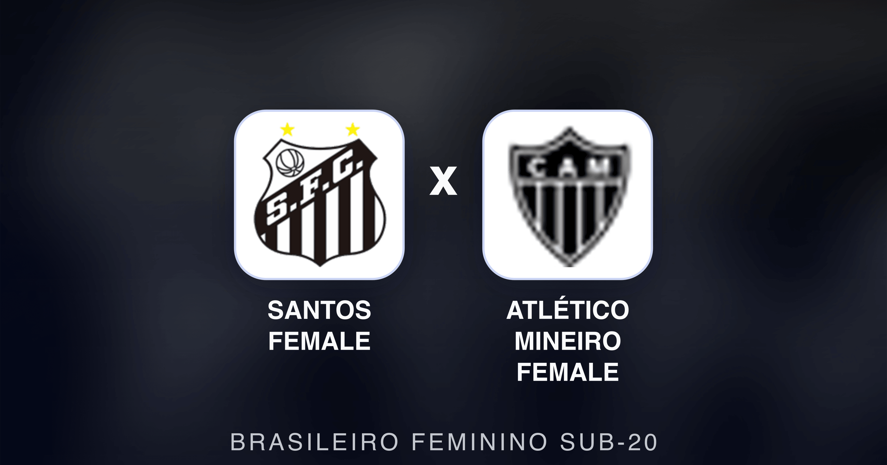 Preview image for Santos Female vs Atlético Mineiro Female (Brasileiro Feminino Sub-20)