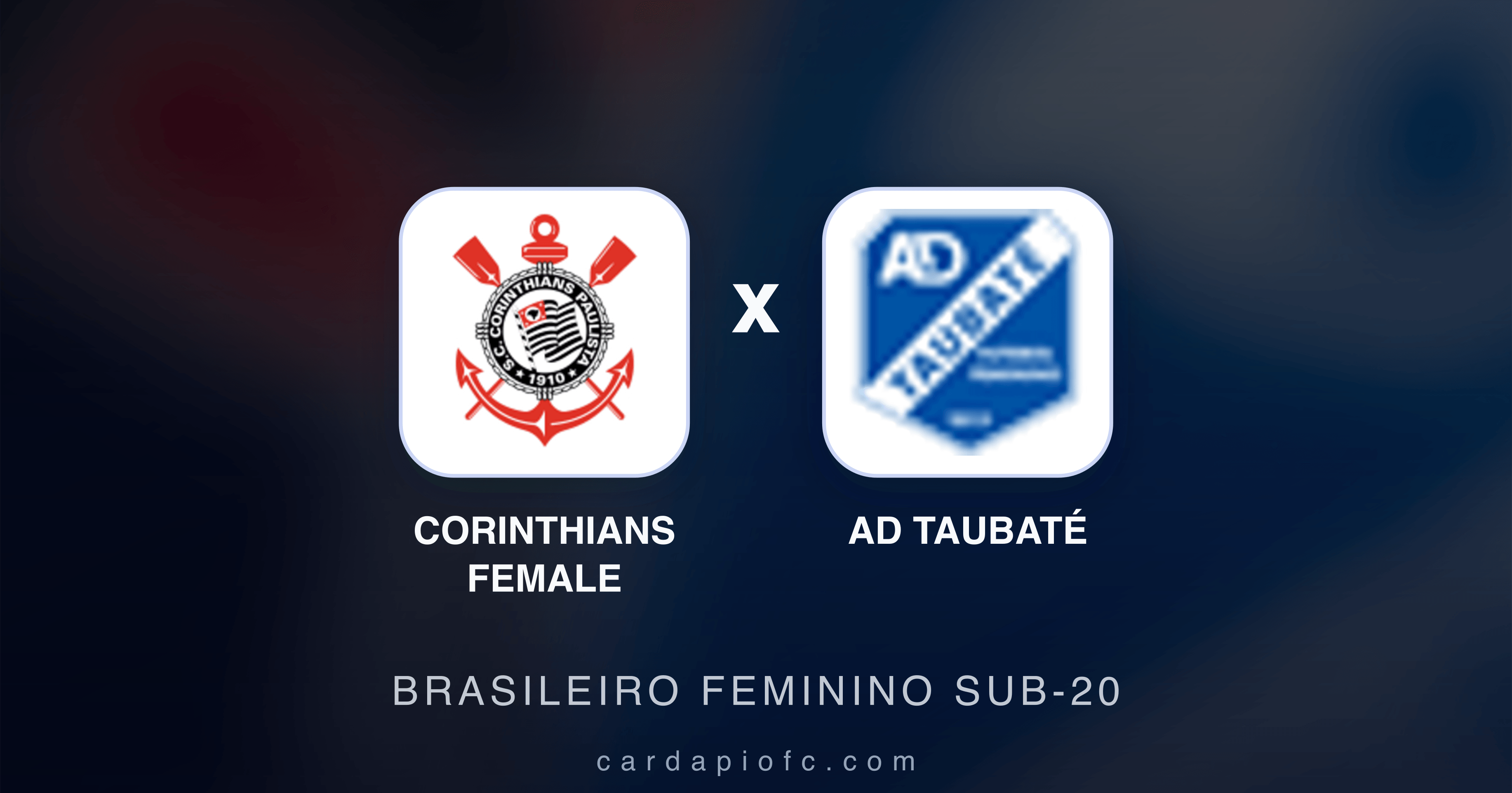 Preview image for Corinthians Female vs AD Taubaté (Brasileiro Feminino Sub-20)