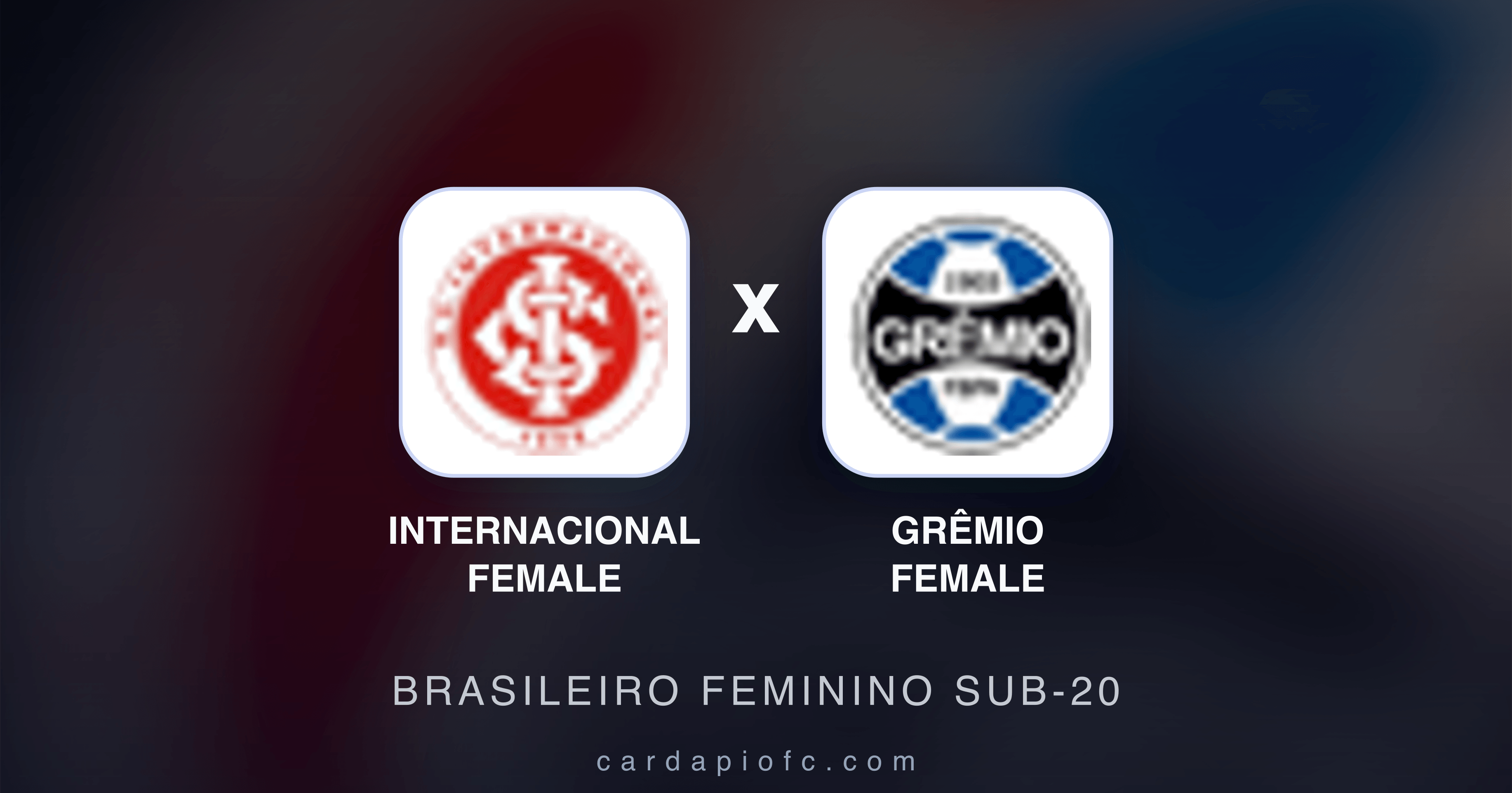 Preview image for internacional Female vs Grêmio Female (Brasileiro Feminino Sub-20)