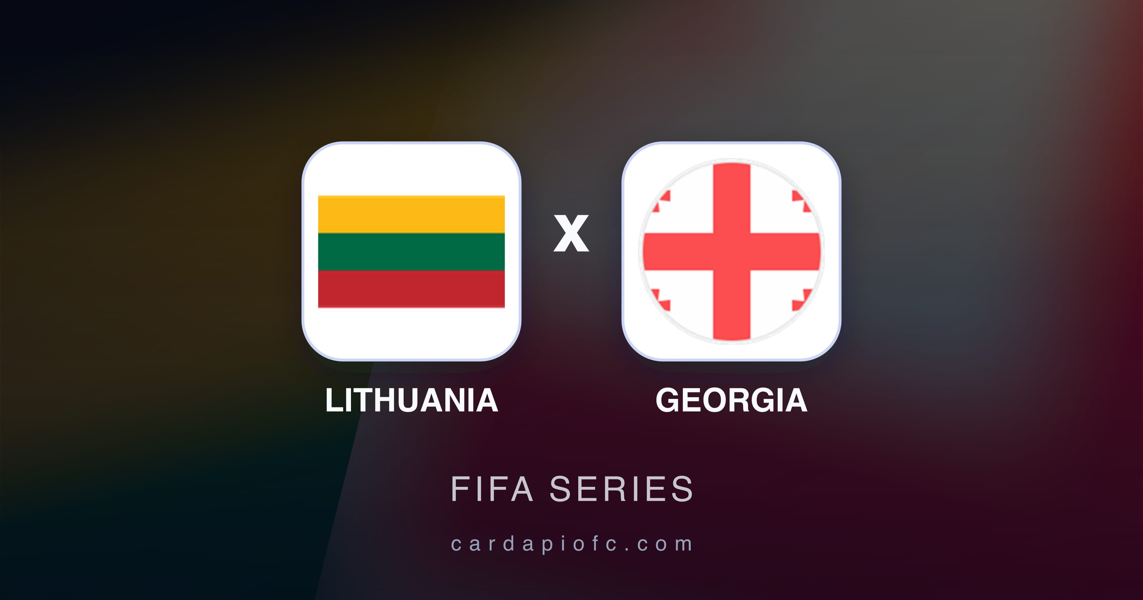 صورة تمهيدية لمباراة Lithuania ضد Georgia (FIFA Series)