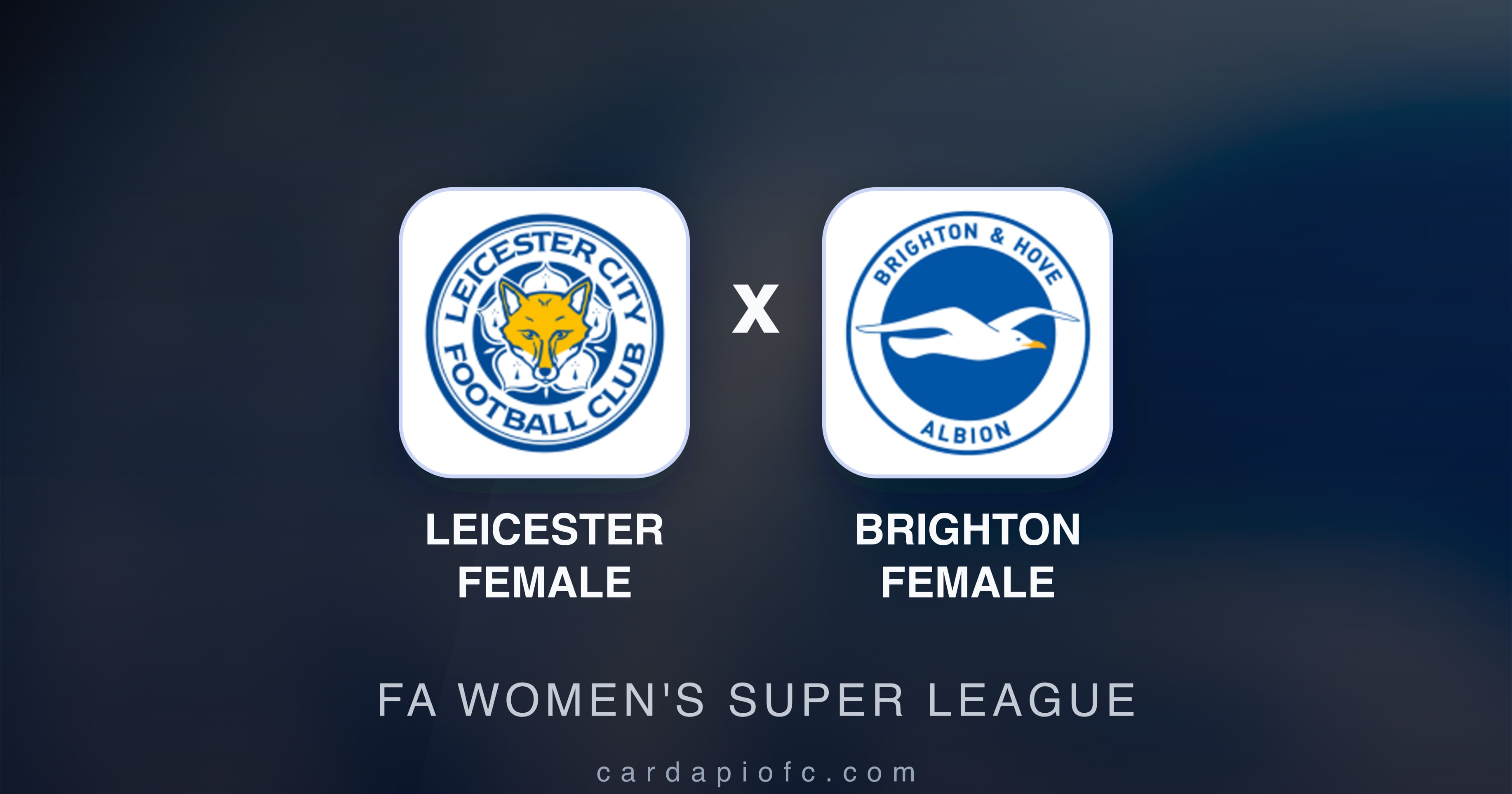 Imagen previa de Leicester Female vs Brighton Female (FA Women's Super League)