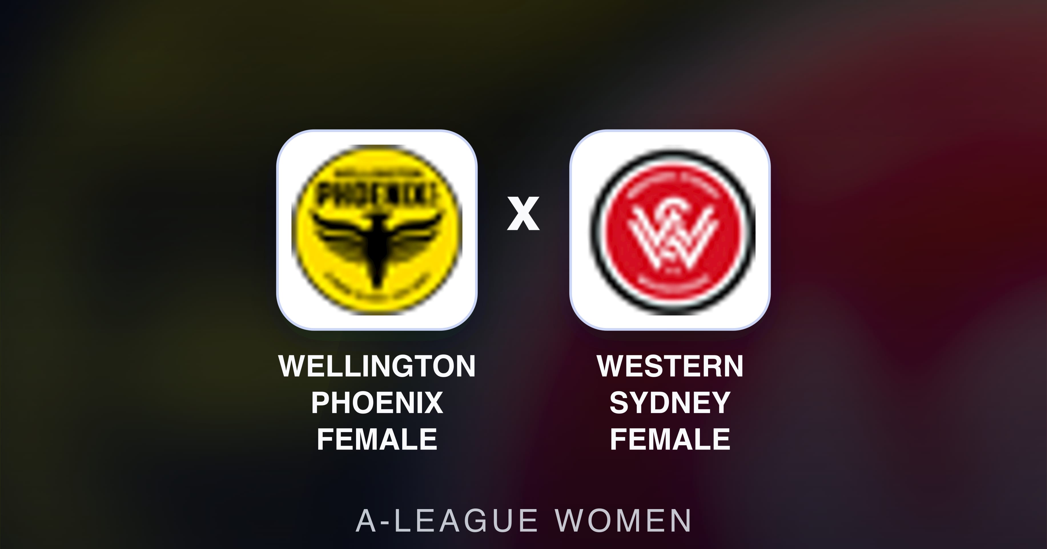 Imagen previa de Wellington Phoenix Female vs Western Sydney Female (A-League Women)