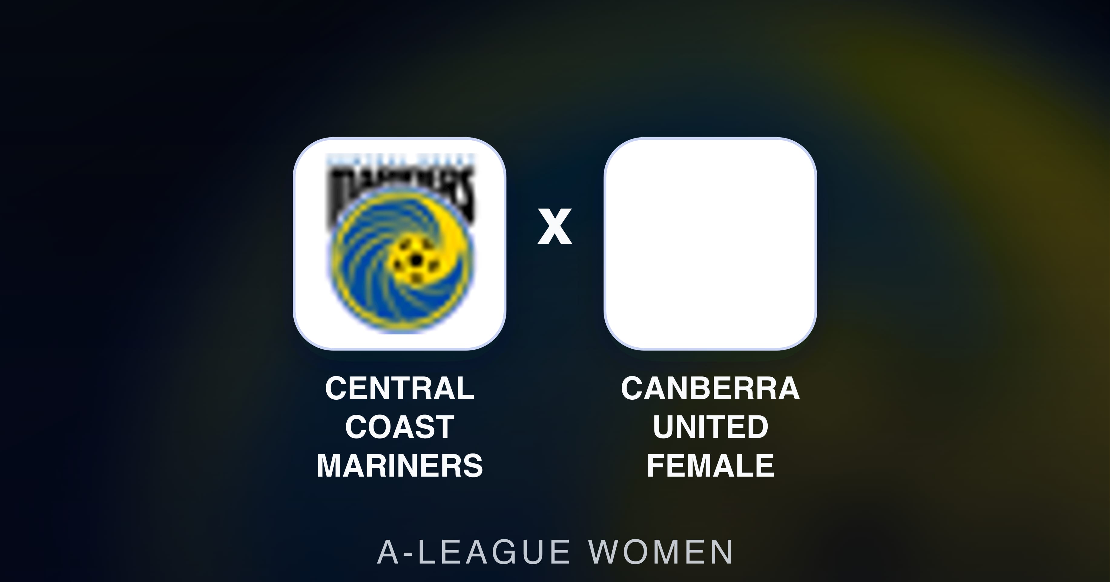 Imagen previa de Central Coast Mariners Female vs Canberra United Female (A-League Women)