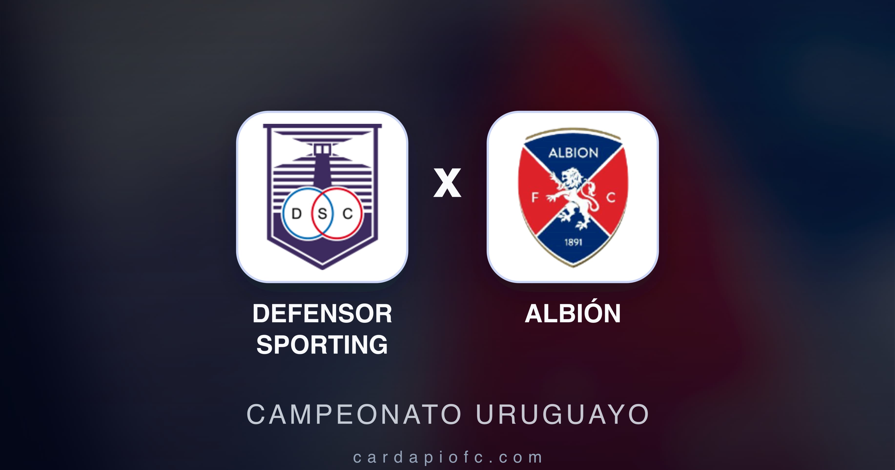 صورة تمهيدية لمباراة Defensor Sporting ضد Albión (Campeonato Uruguayo)