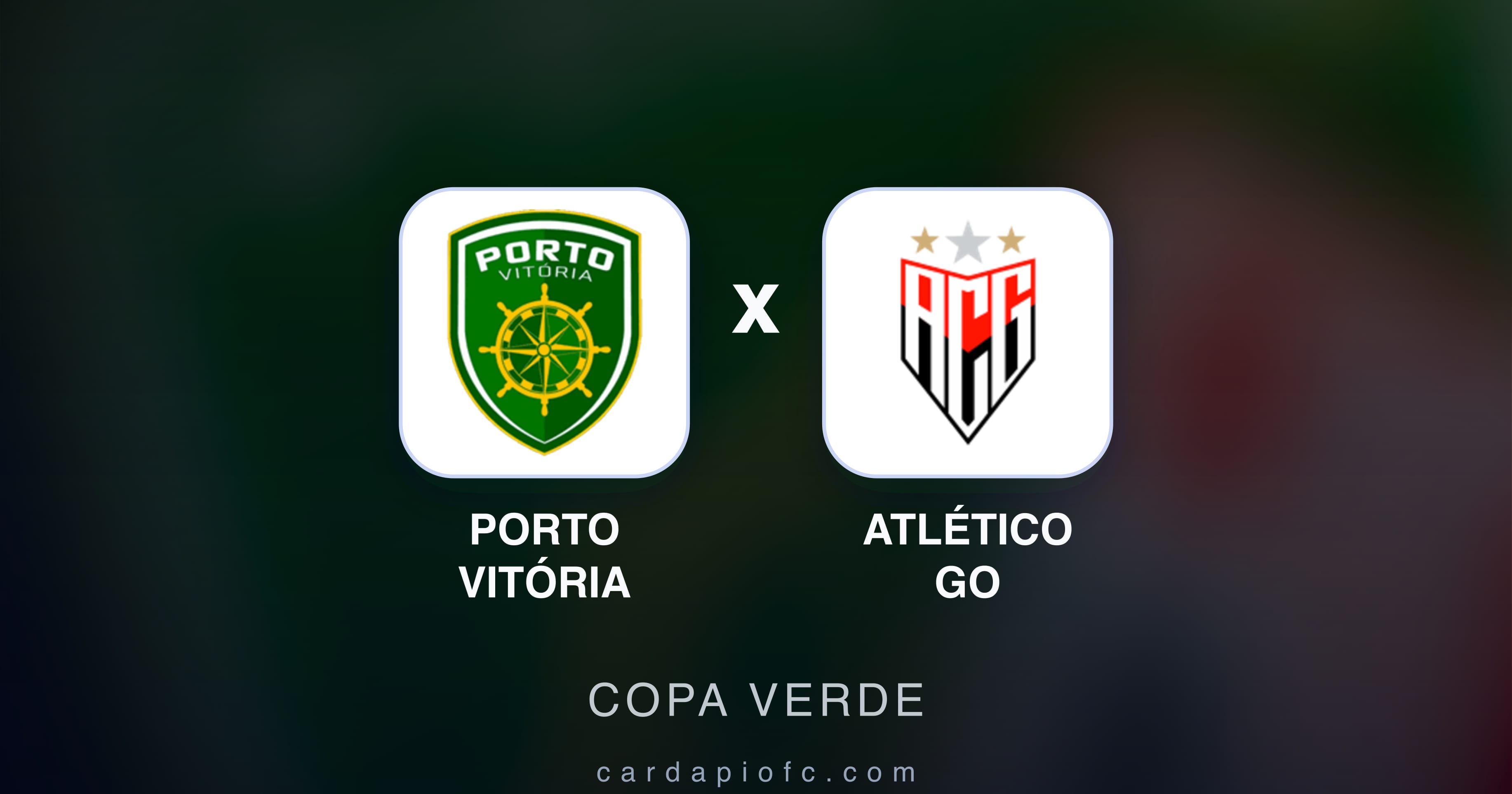 Imagen previa de Porto Vitória vs Atlético GO (Copa Verde)