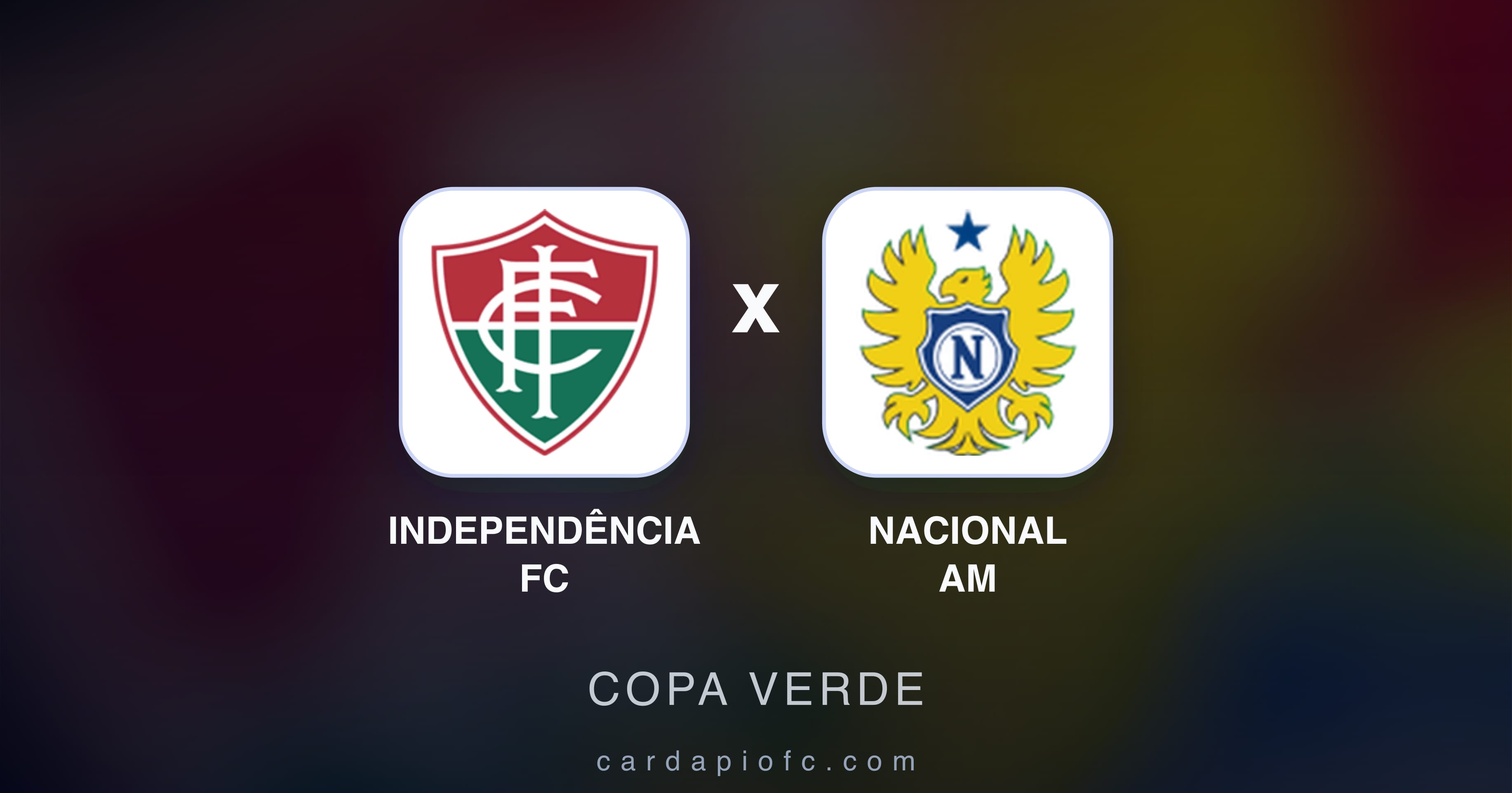 Imagen previa de Independência FC vs Nacional AM (Copa Verde)