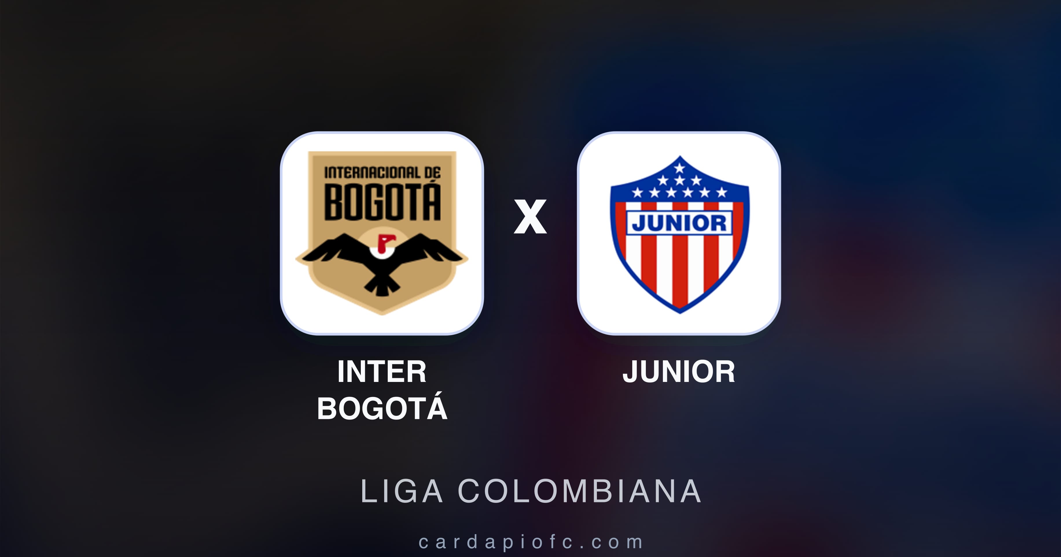 Inter Bogotá 对 Junior（Liga Colombiana）的预览图