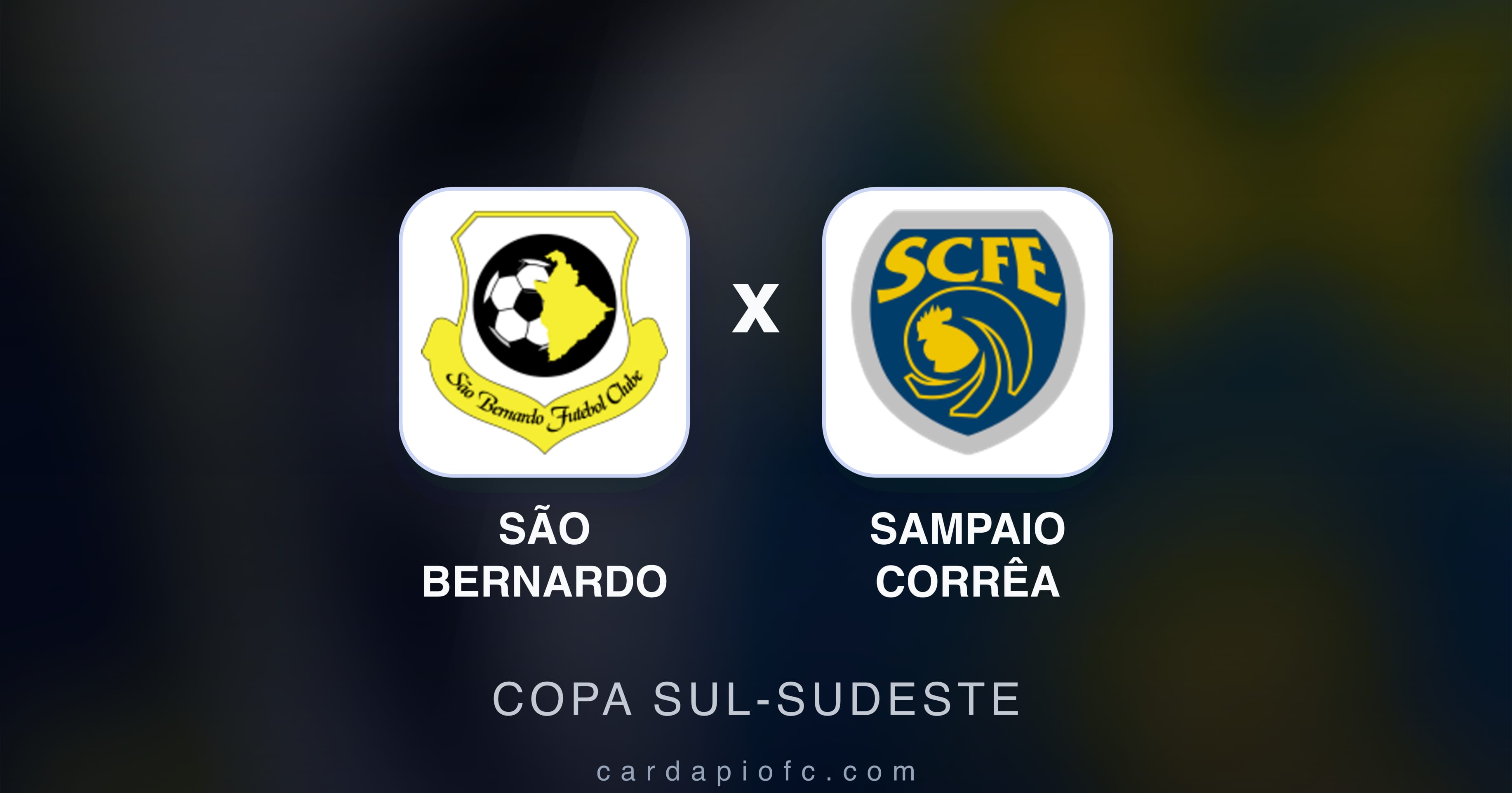 Imagen previa de São Bernardo vs Sampaio Corrêa (Copa Sul-Sudeste)